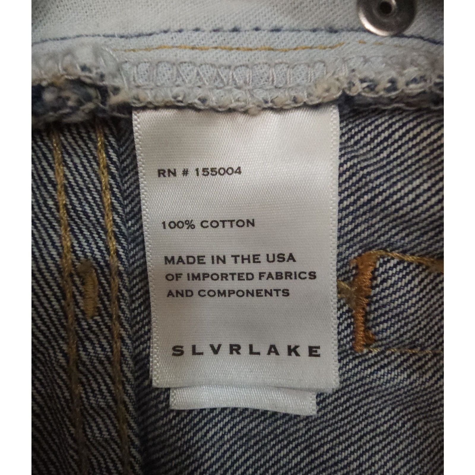 SLVRLAKE SLVRLAKE Jade High Rise Boot Cut Jeans Wash Endless Highway Size 27" / US 4 / IT 40 - 11 Thumbnail