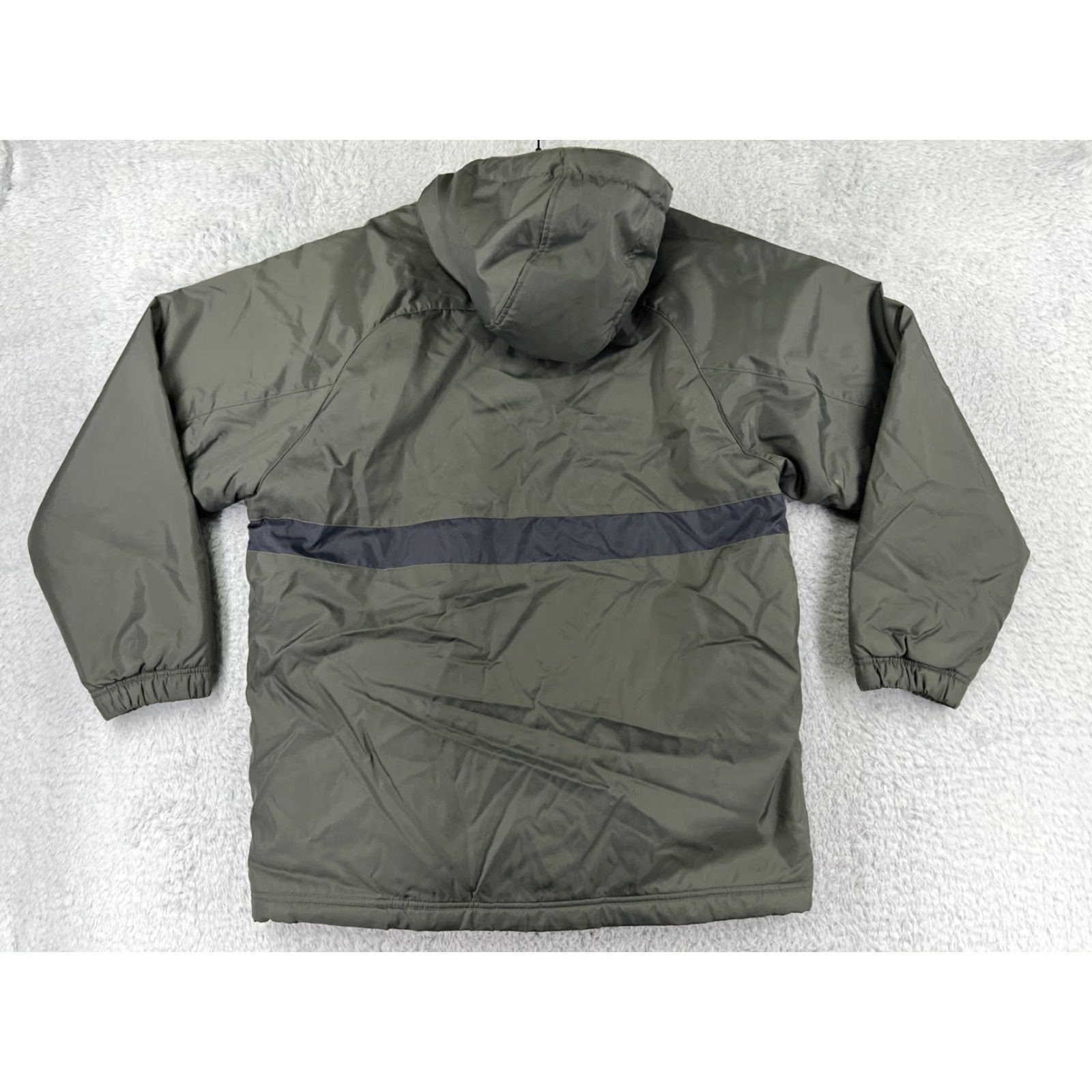 Nike Nike Jacket Men L Green Gray OD Full Zip Hood Hiking Camping Outdoor Waterproof Jacket Size US L / EU 52-54 / 3 - 2 Thumbnail