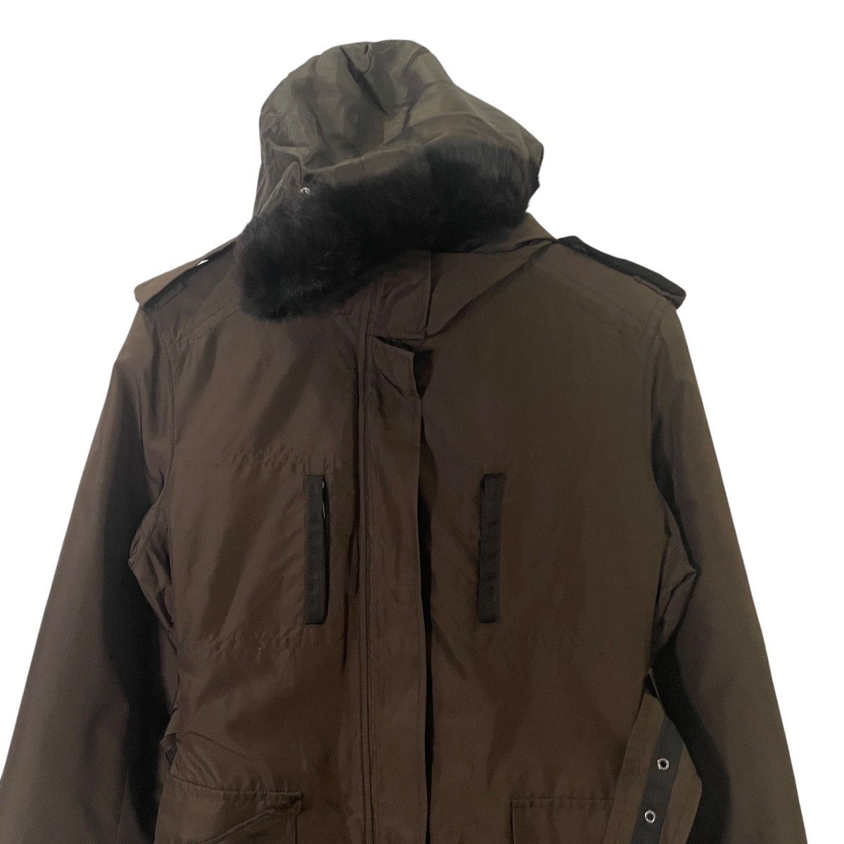 Balmain Vintage Balmain Fur Trench Coat Jacket Size L / US 10 / IT 46 - 2 Thumbnail