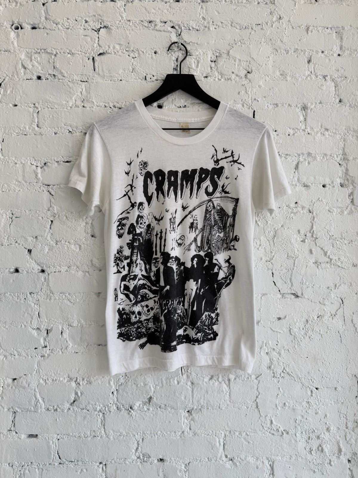 Vintage VINTAGE 1980S THE CRAMPS TEE Size US M / EU 48-50 / 2 - 1 Thumbnail