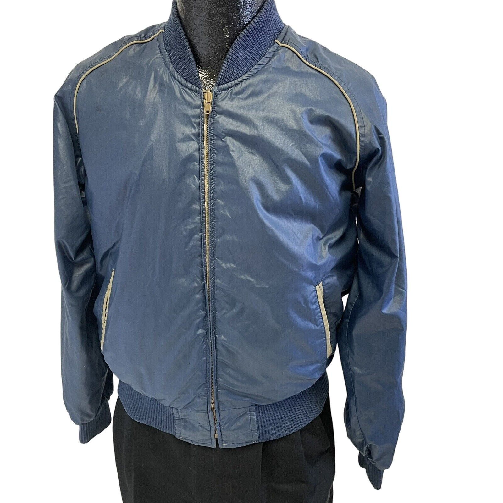 Savile Row Vtg Savile Row Blue Tan Reversible Golf Windbreaker Bomber Size US S / EU 44-46 / 1 - 8 Thumbnail