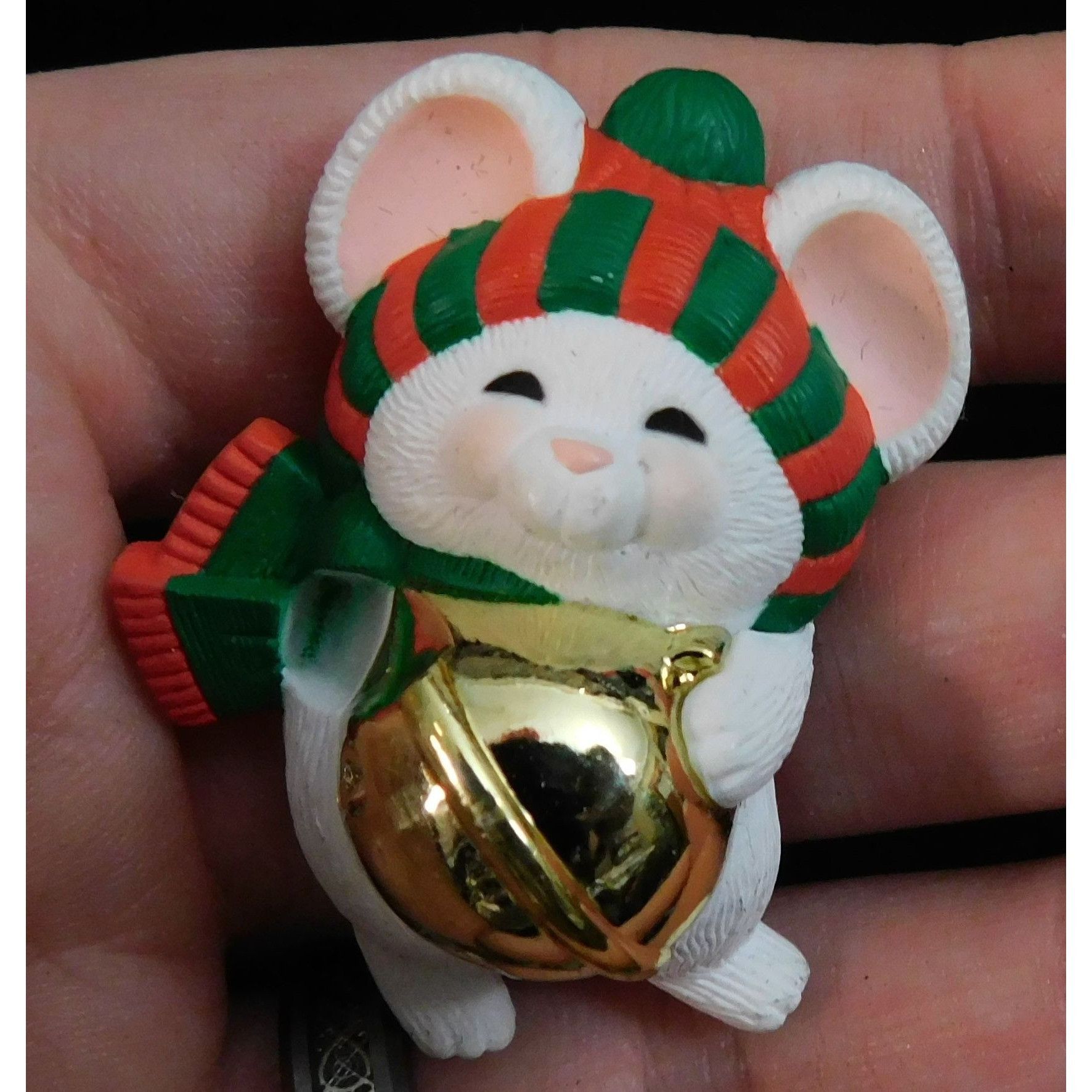 Other Vintage Hallmark Christmas Mouse Pin (Missing hand) Size ONE SIZE - 2 Thumbnail