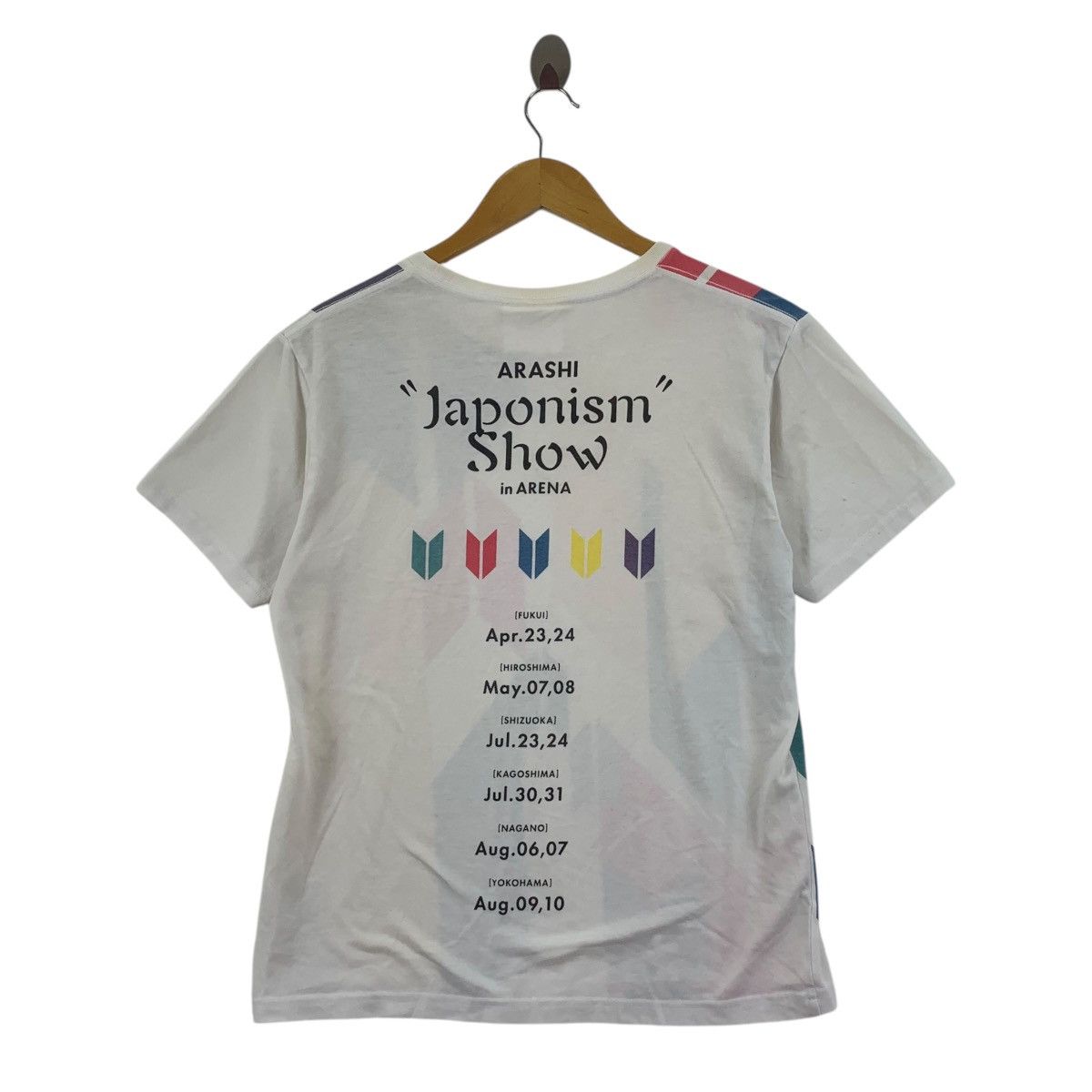 Vintage ARASHI JAPAN BOY BAND Japonism Show Tour Tee Shirt Top Size S / US 4 / IT 40 - 5 Thumbnail