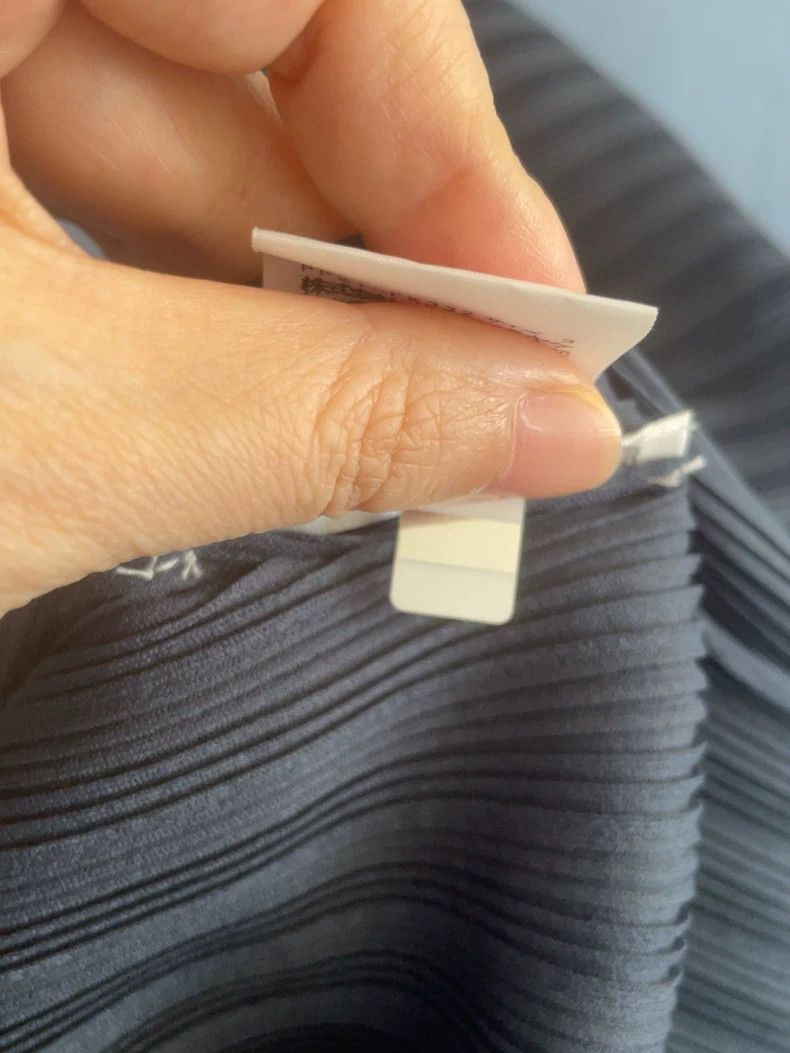Issey Miyake Issey Miyake size:3 Midnight blue rib top Size XS / US 0-2 / IT 36-38 - 4 Thumbnail
