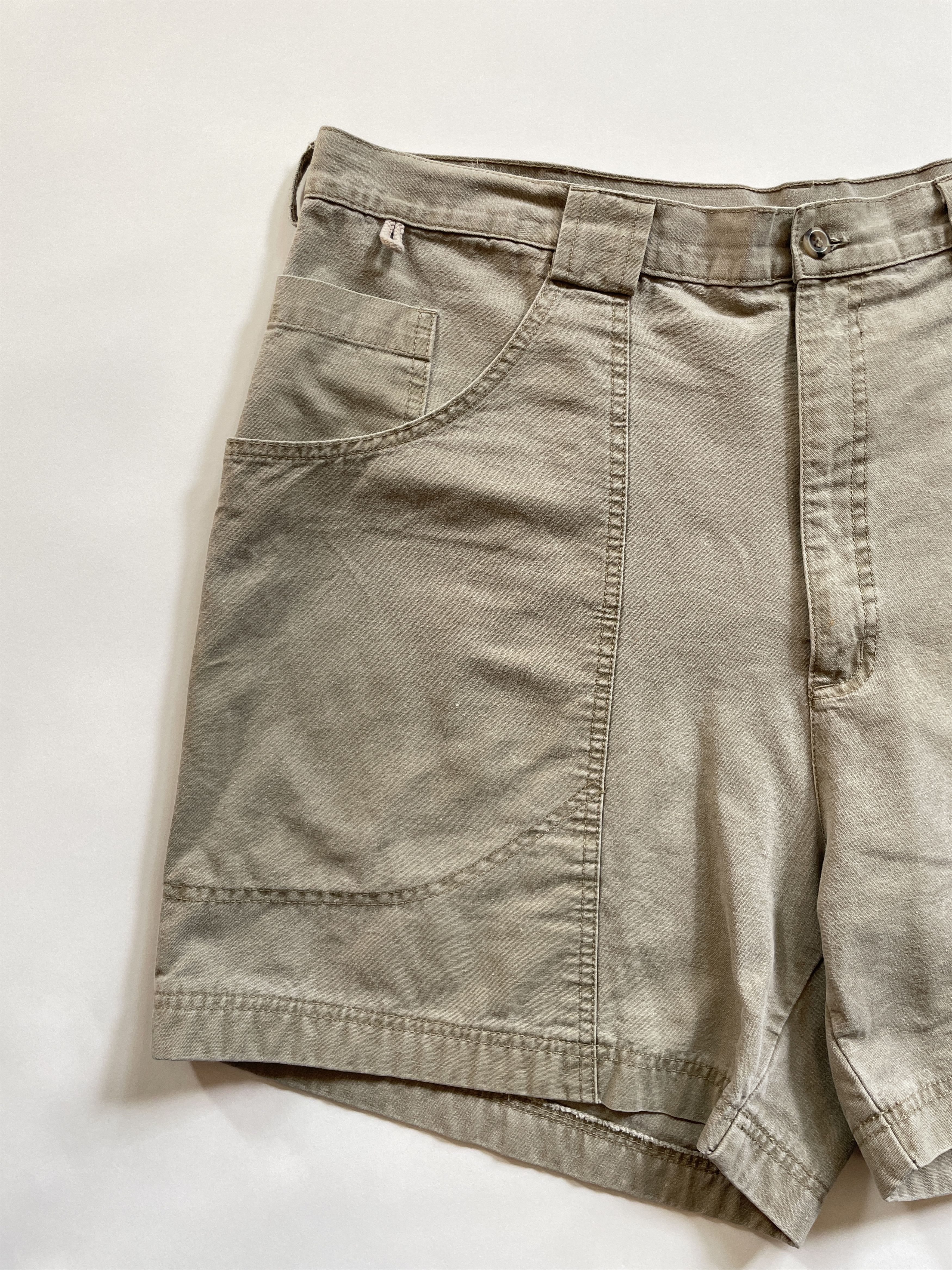 Vintage 2000s Woolrich Baggy Cargo Rave Skate Shorts Size US 40 / EU 56 - 2 Thumbnail
