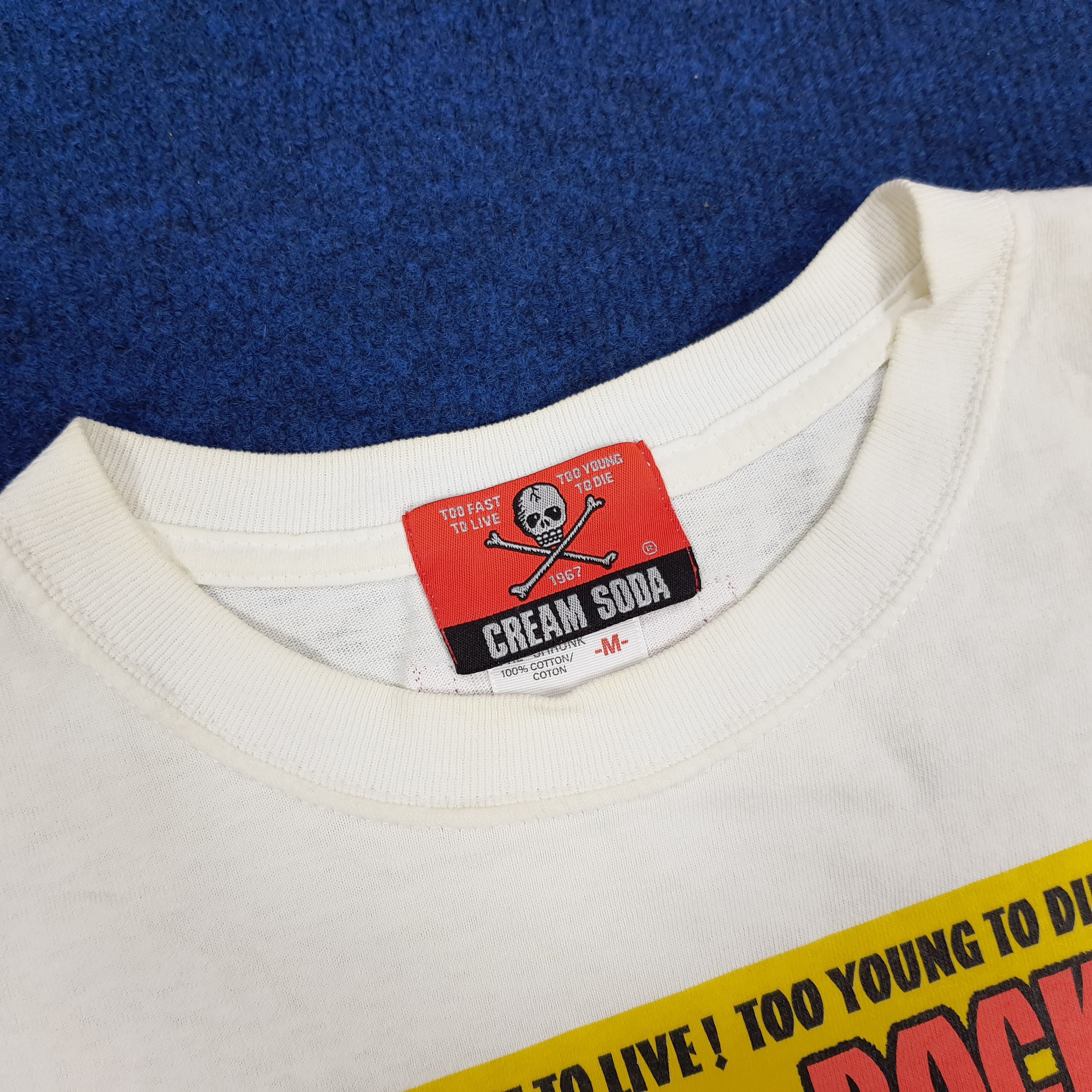 Japanese Brand × Vintage Vintage Cream Soda Rock'n Roll Rocket Photo Tee Tshirt Size US M / EU 48-50 / 2 - 5 Thumbnail