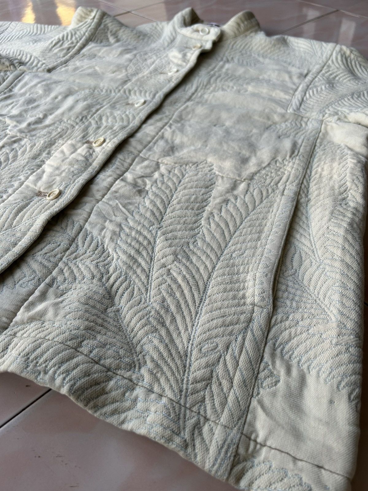 Issey Miyake Mandarin Colar Button Ups Jacket Size US M / EU 48-50 / 2 - 12 Thumbnail