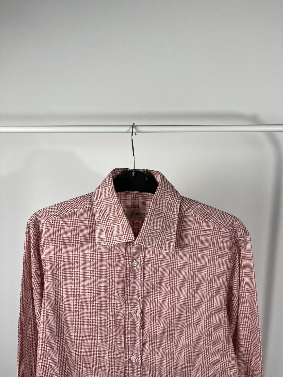 Lanvin Lanvin Women’s Red Checkered Shirt Size 38 France Size S / US 4 / IT 40 - 3 Thumbnail
