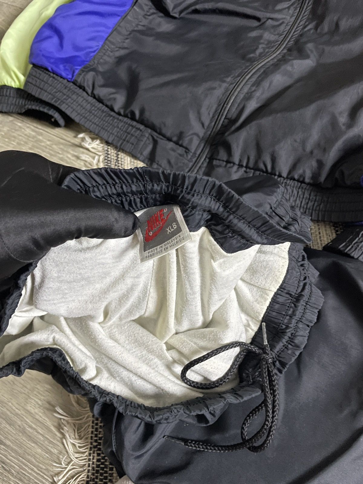 Nike 💧NIKE 90s 3in1 Bundle Nylon Tracksuit Pants + 2 Jackets S-M Size US 30 / EU 46 - 10 Thumbnail