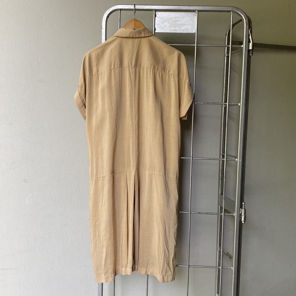 Zucca ZUCCA Yellow Button-Front Dress with Pockets Size M / US 6-8 / IT 42-44 - 18 Thumbnail