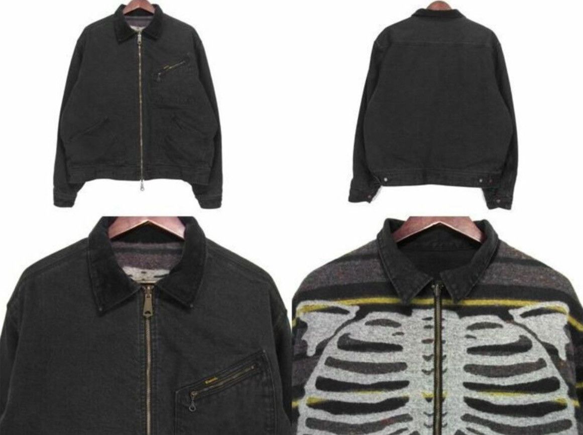 Kapital KAPITAL 23SS Bone lining reversible zip up jkt Size US L / EU 52-54 / 3 - 3 Thumbnail