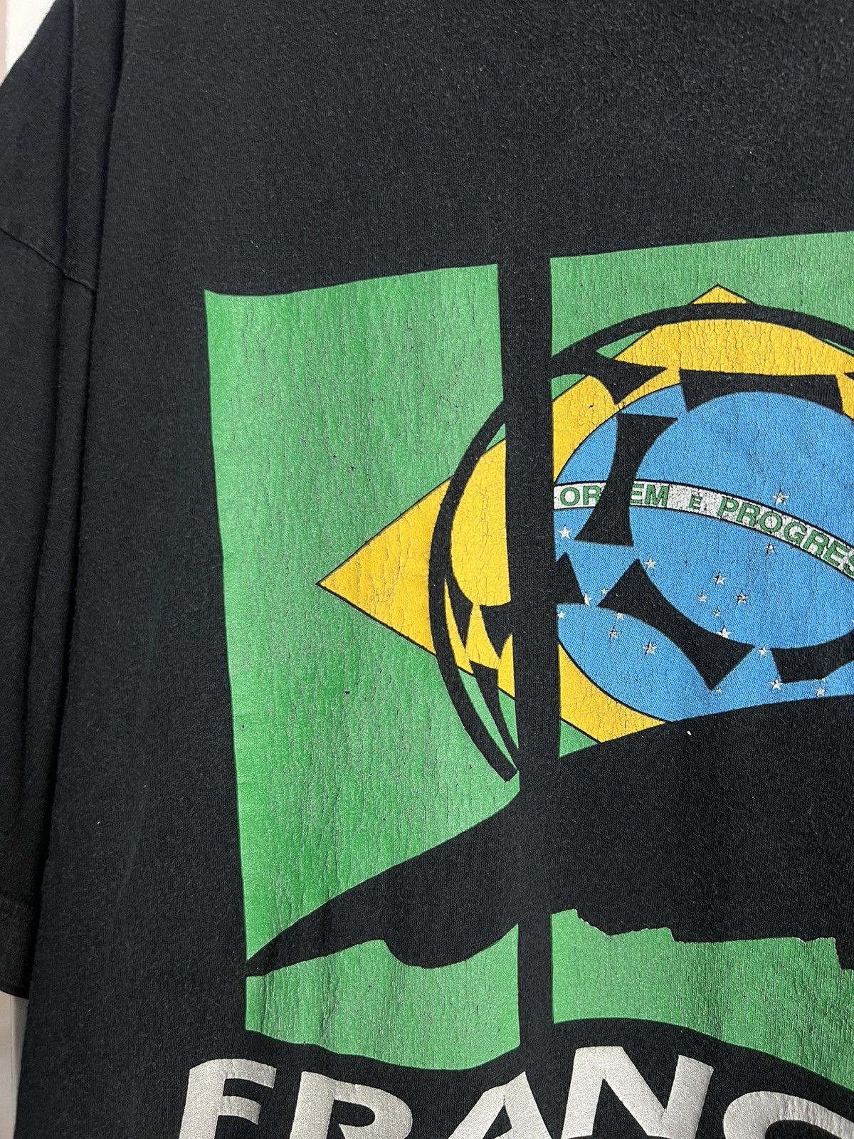 Adidas Vintage 90s Adidas France 98’ Brazil t-shirt L retro football Size US L / EU 52-54 / 3 - 7 Thumbnail