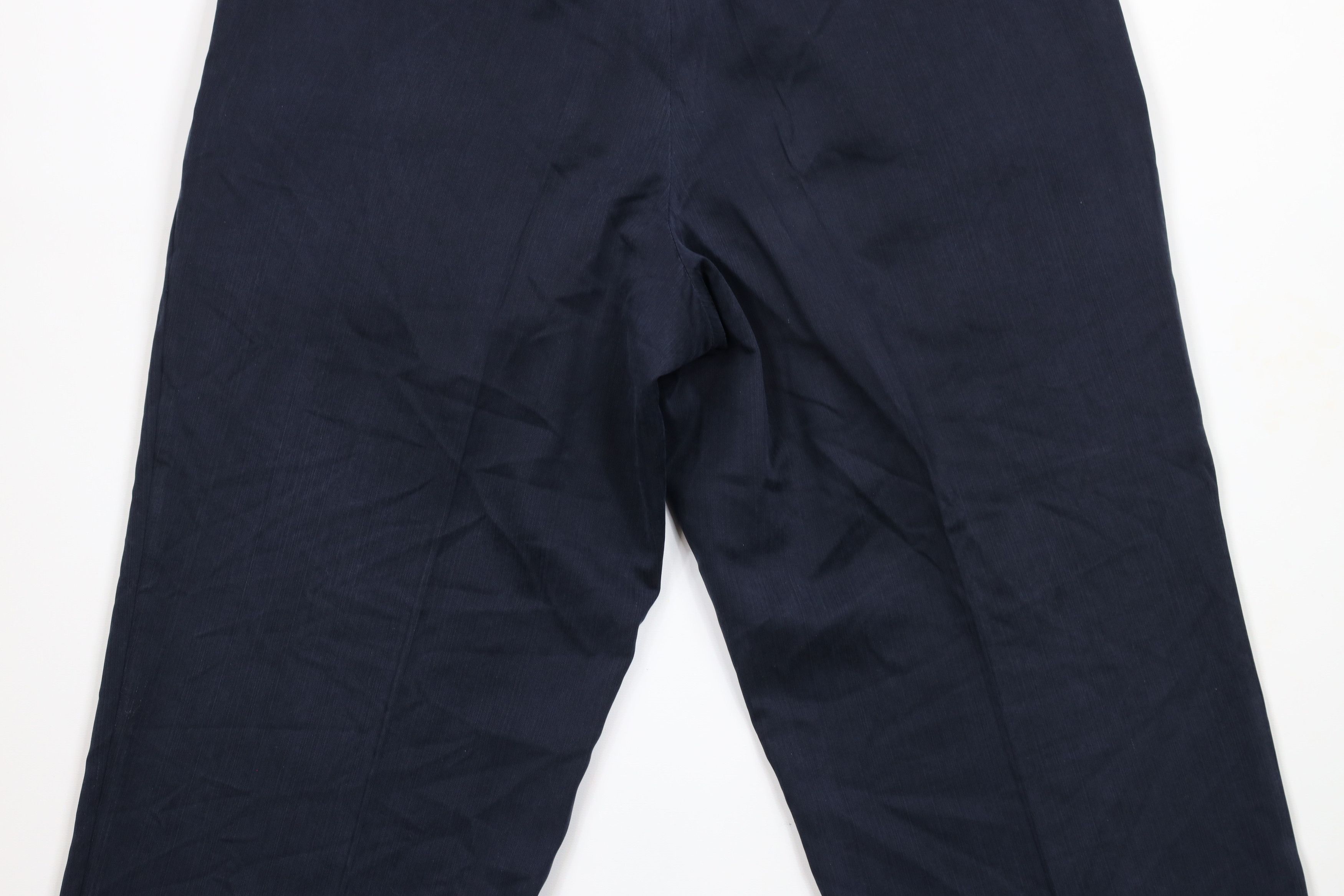 Tommy Bahama × Vintage Vintage Tommy Bahama Blend Wide Leg Chino Pants Navy Blue Size US 34 / EU 50 - 10 Thumbnail