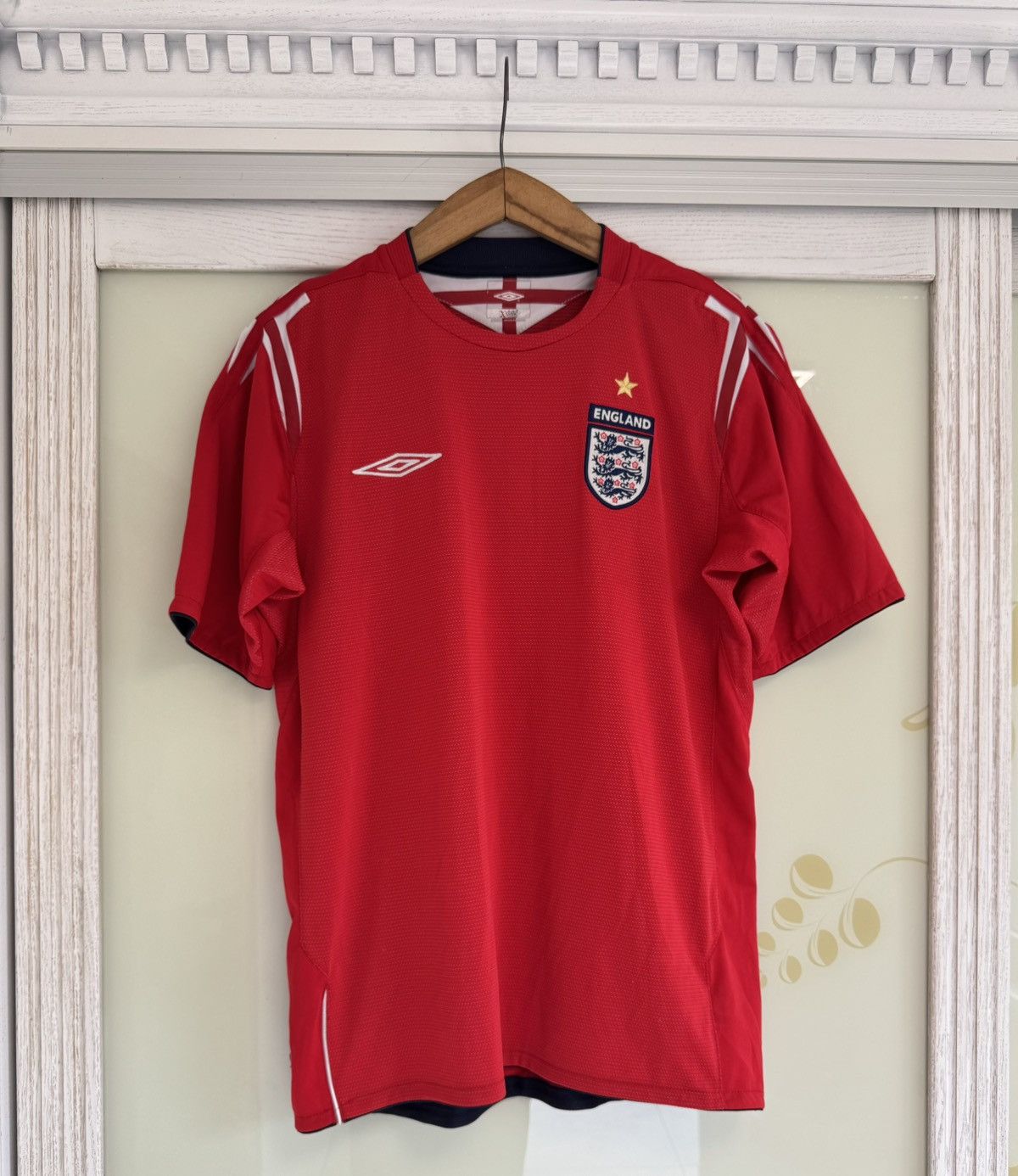 Umbro Vintage England 2004-2006 Home Soccer Jersey Football Kit Size US M / EU 48-50 / 2 - 1 Thumbnail