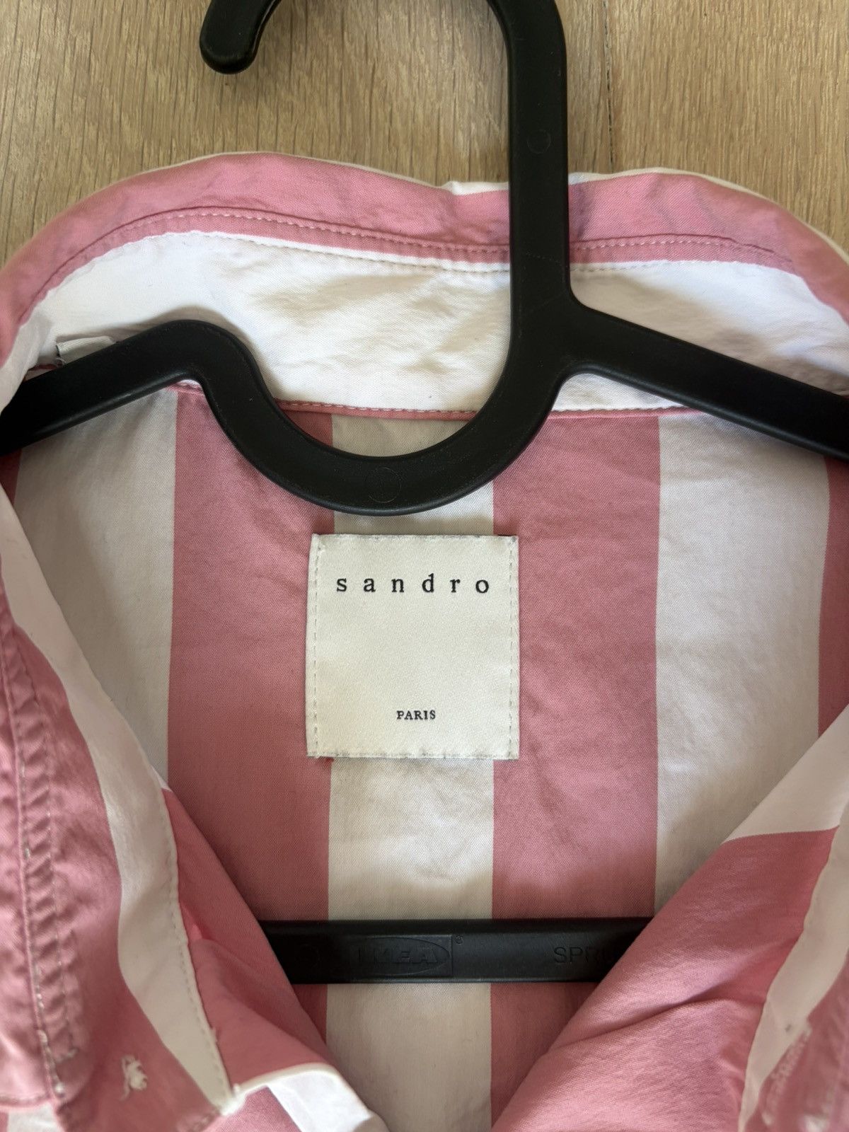 Sandro Beautiful Pink/White striped Sandro box button shirt Size US M / EU 48-50 / 2 - 2 Thumbnail