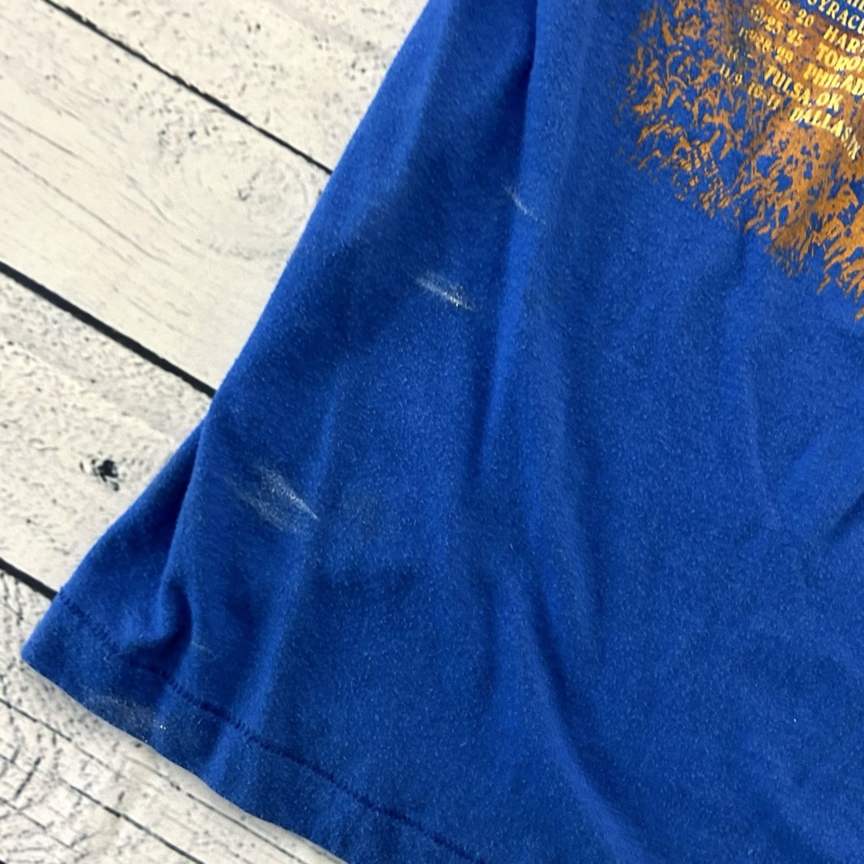 Vintage Vintage Bob Seger Short Sleeve T Shirt Mens L Blue Ched 1986-1987 Size US L / EU 52-54 / 3 - 7 Thumbnail
