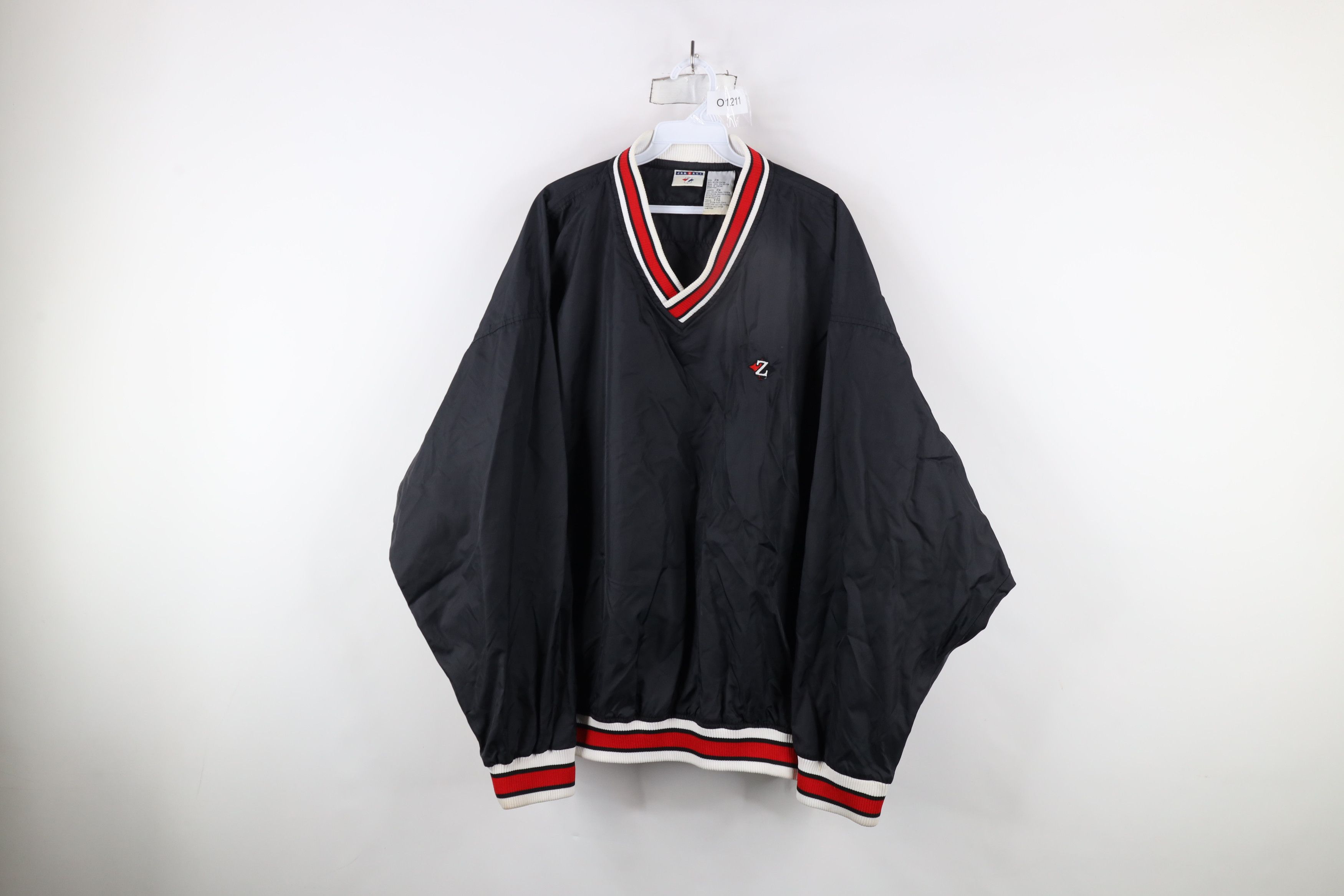 Vintage Vintage 90s Streetwear Pullover Windbreaker Jacket Black Size US XXL / EU 58 / 5 - 1 Thumbnail