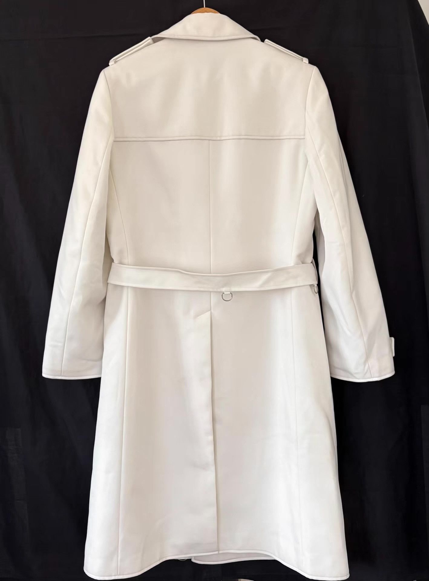 Miu Miu Miu Miu 2000AW Men's White Trench Coat Ｑ21 Size US M / EU 48-50 / 2 - 2 Thumbnail