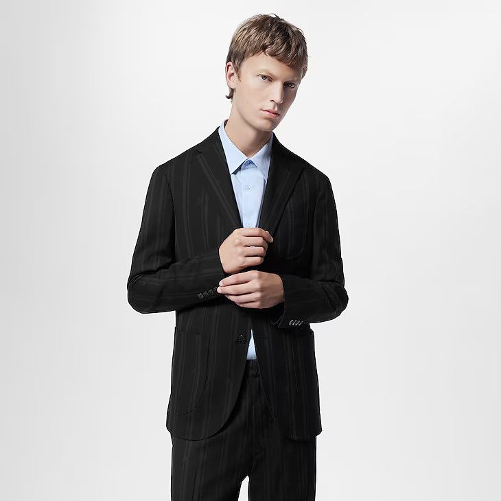 Louis Vuitton Single-Breasted Wool Napolitana Jacket - 44 XXS Size 44S - 2 Thumbnail
