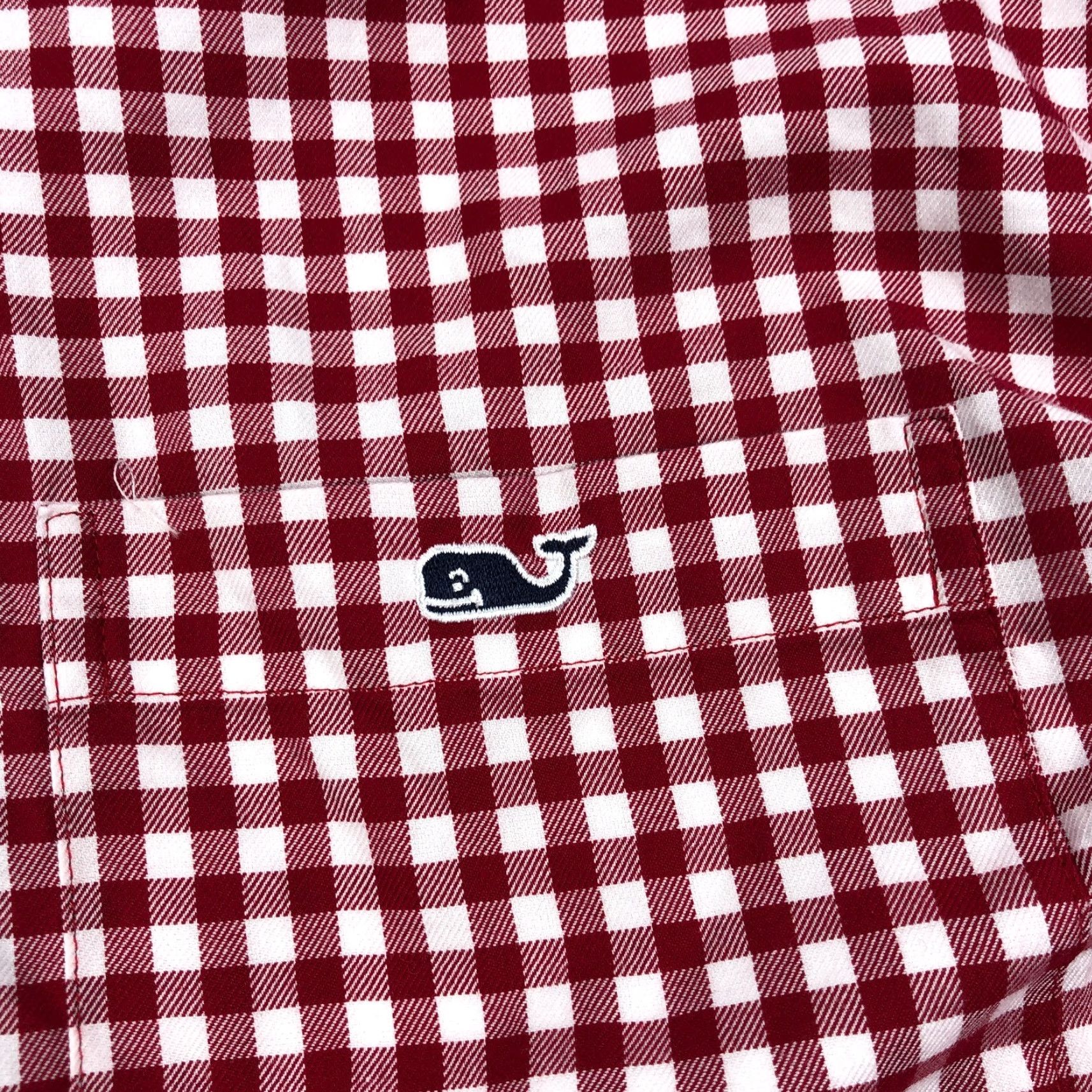 Vineyard Vines Vineyard Vines Shirt Mens Large Red Check Tucker Long Sleeve Button Up Whale Size US L / EU 52-54 / 3 - 4 Thumbnail