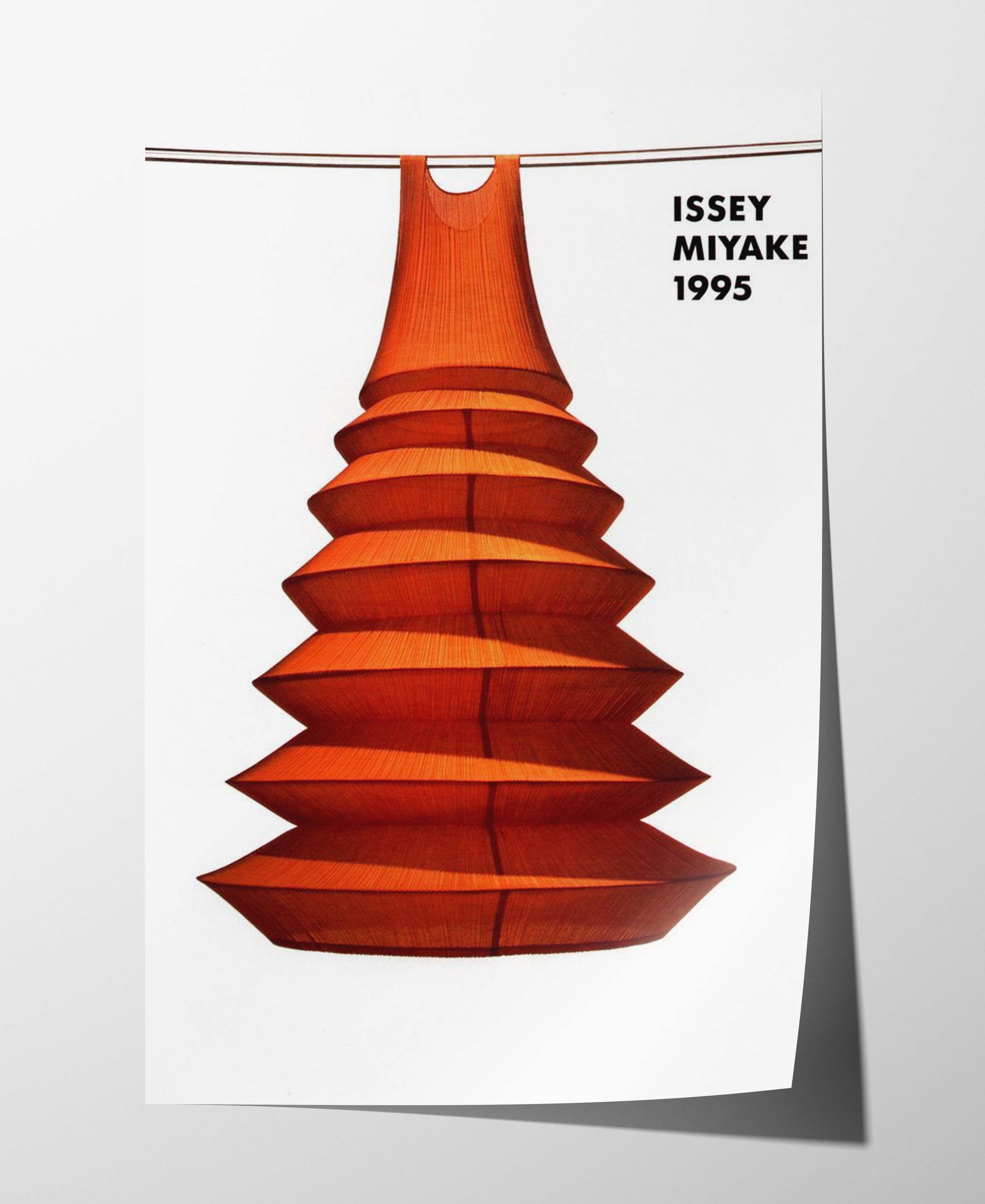 Pleats Please Issey Miyake 1995 Issey Miyake Poster Gift Vintage Archive Book Magazine Size ONE SIZE - 4 Thumbnail