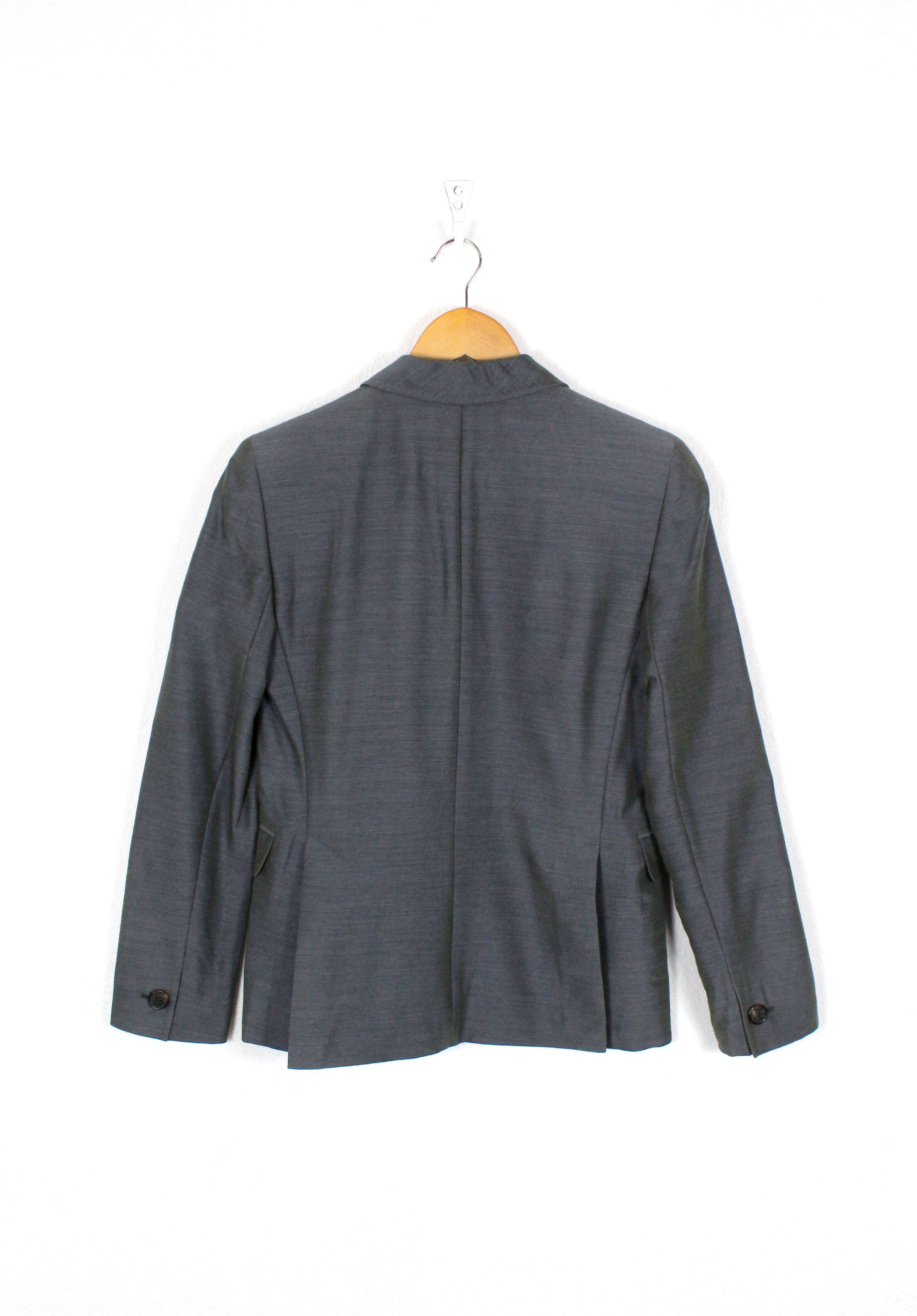 Bally Womens Bally Italy Gray Wool Blazer Jacket 38 size Size XS / US 0-2 / IT 36-38 - 4 Thumbnail