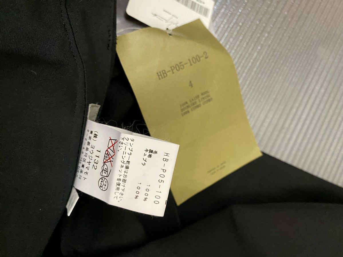 Yohji Yamamoto Yohji Yamamoto 🇯🇵 pour homme Nero wool slacks 4 NWT Size US 37 - 11 Thumbnail