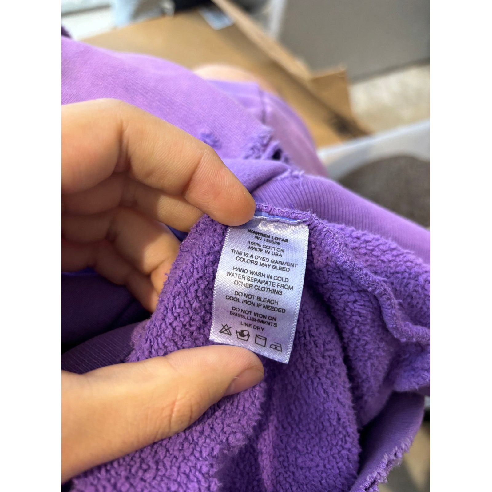 Warren Lotas Warren Lotas Opened Door Hoodie Purple Orange Used Medium Size US M / EU 48-50 / 2 - 4 Thumbnail