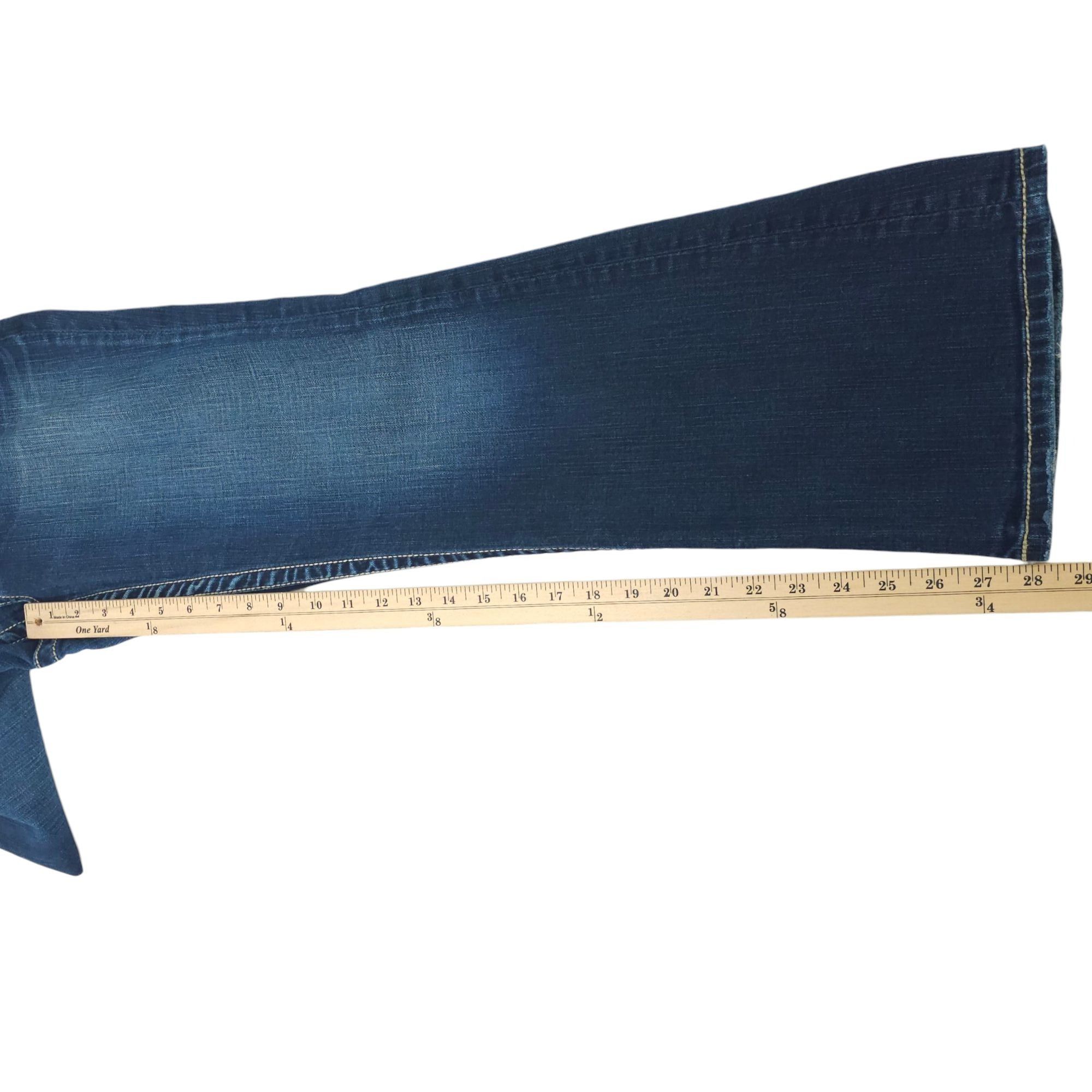 BKE BKE Buckle Drew Boot Cut Jeans Womens Size 28 READ Distresse Size 30" / US 8 / IT 44 - 5 Thumbnail