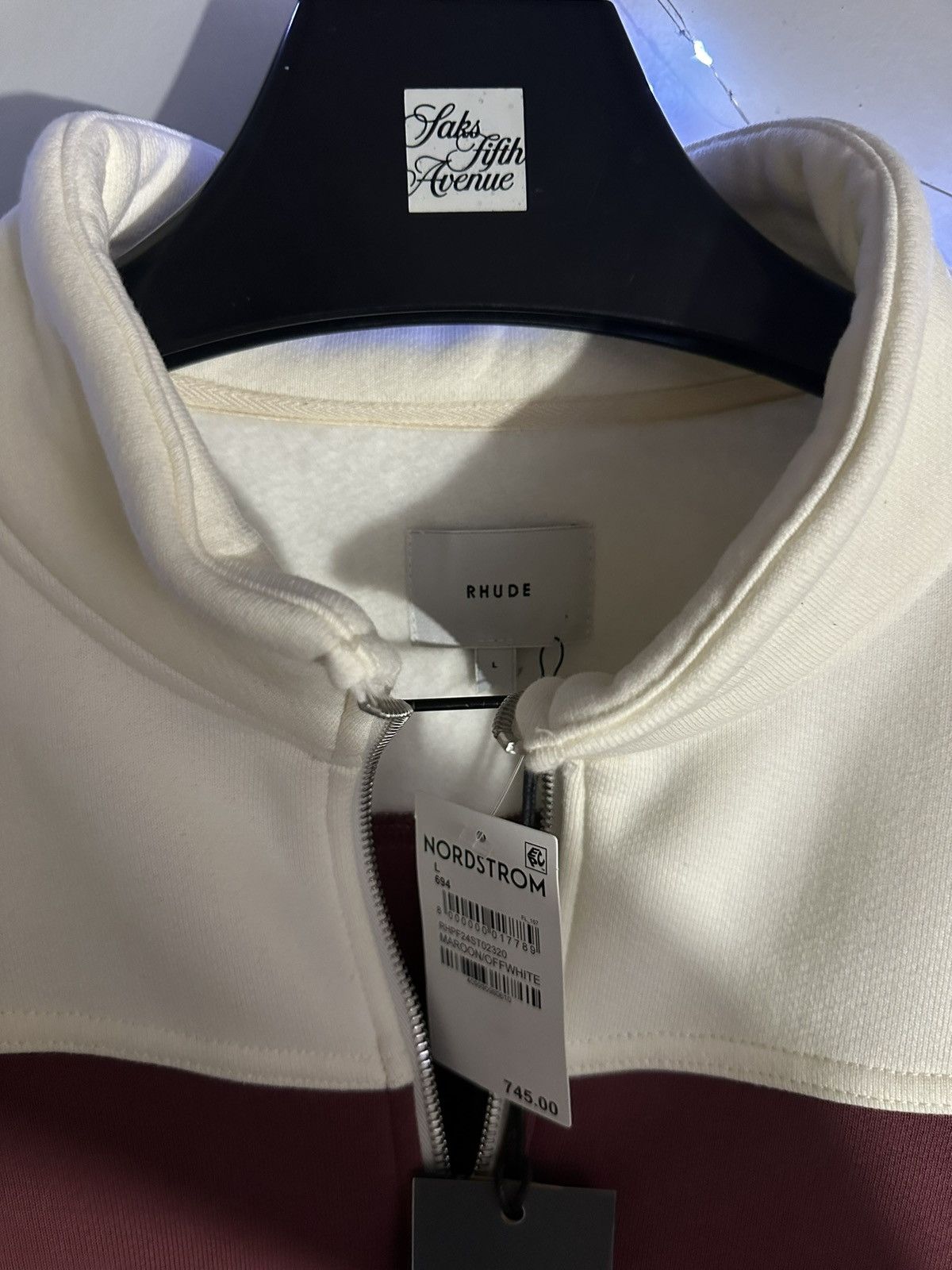 Rhude Rhude Chamonix Burgundy Sweater Size US M / EU 48-50 / 2 - 10 Thumbnail