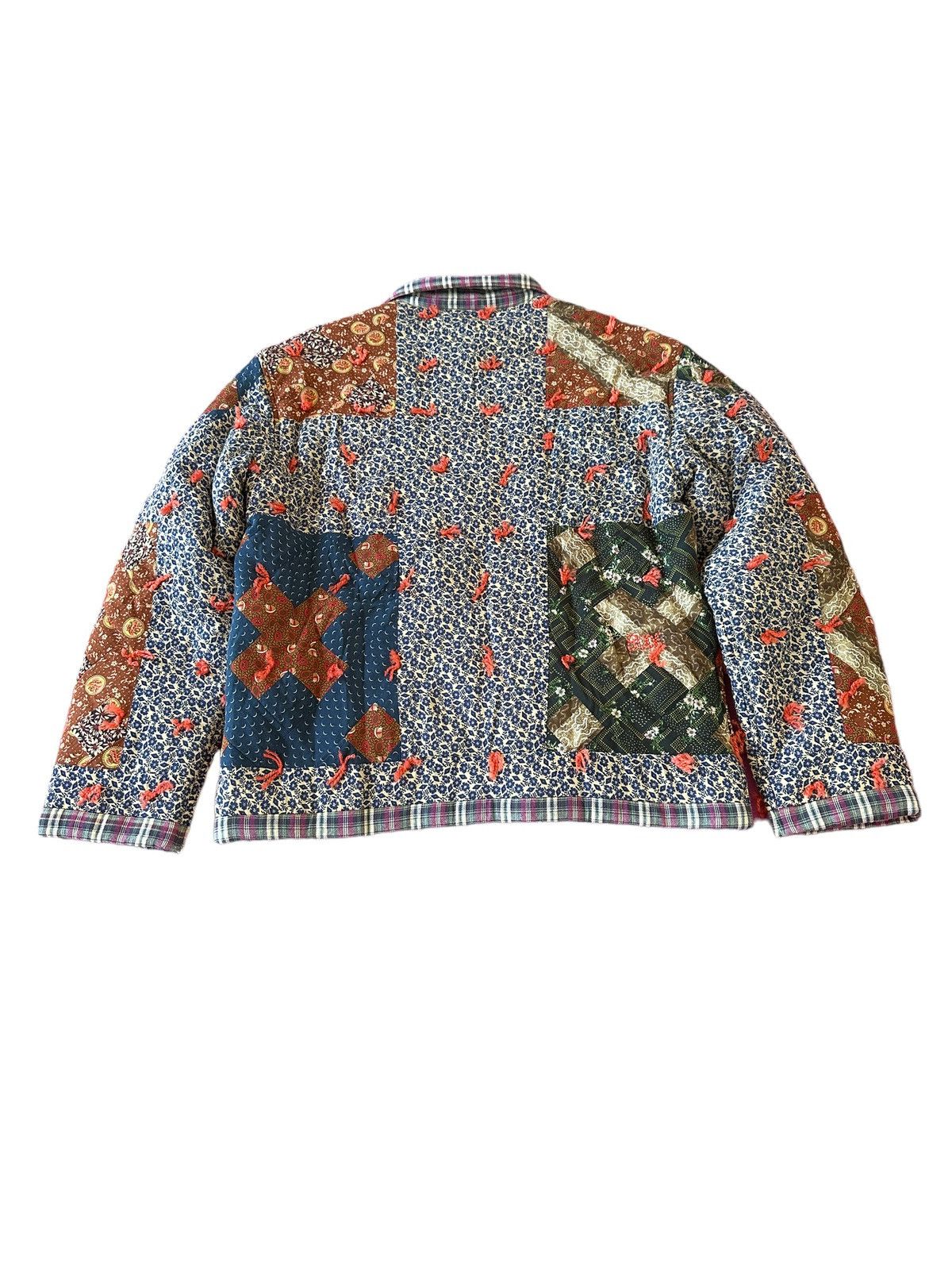 Bode Bode Criss Cross Mix-Print Quilt Jacket Size US S / EU 44-46 / 1 - 2 Thumbnail