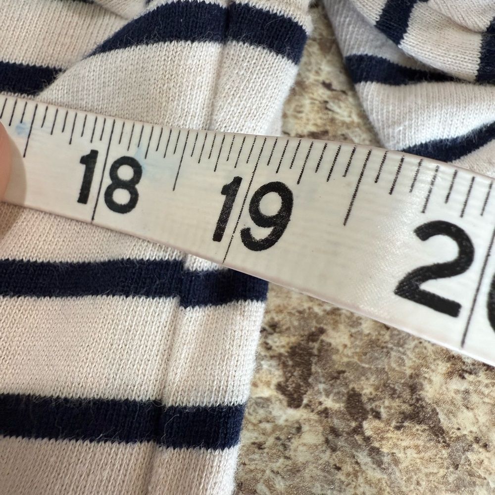 Other J. Crew Black and White Fitted Long Sleeve Tee Size M / US 6-8 / IT 42-44 - 3 Thumbnail