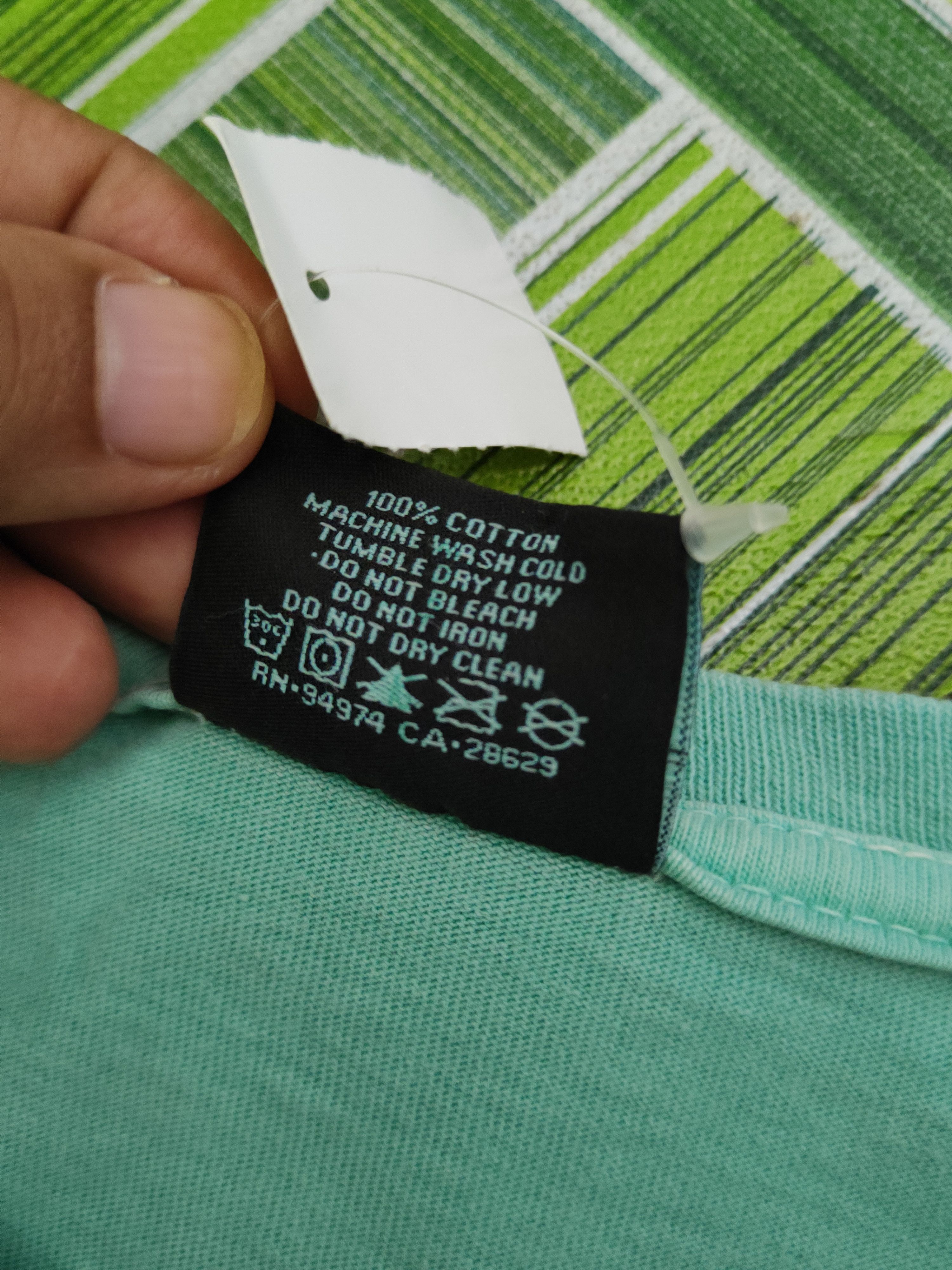 Stussy DL Stussy Turquoise Short Sleeve T-shirt #1452 Size US S / EU 44-46 / 1 - 12 Thumbnail