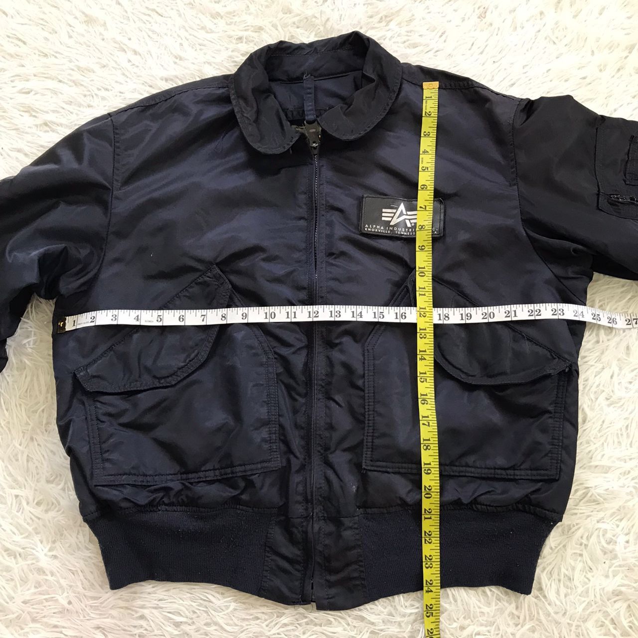 Alpha Industries Vintage Alpha Industries Bomber Jacket CWU-45 Ideal Zipper Size US L / EU 52-54 / 3 - 7 Thumbnail