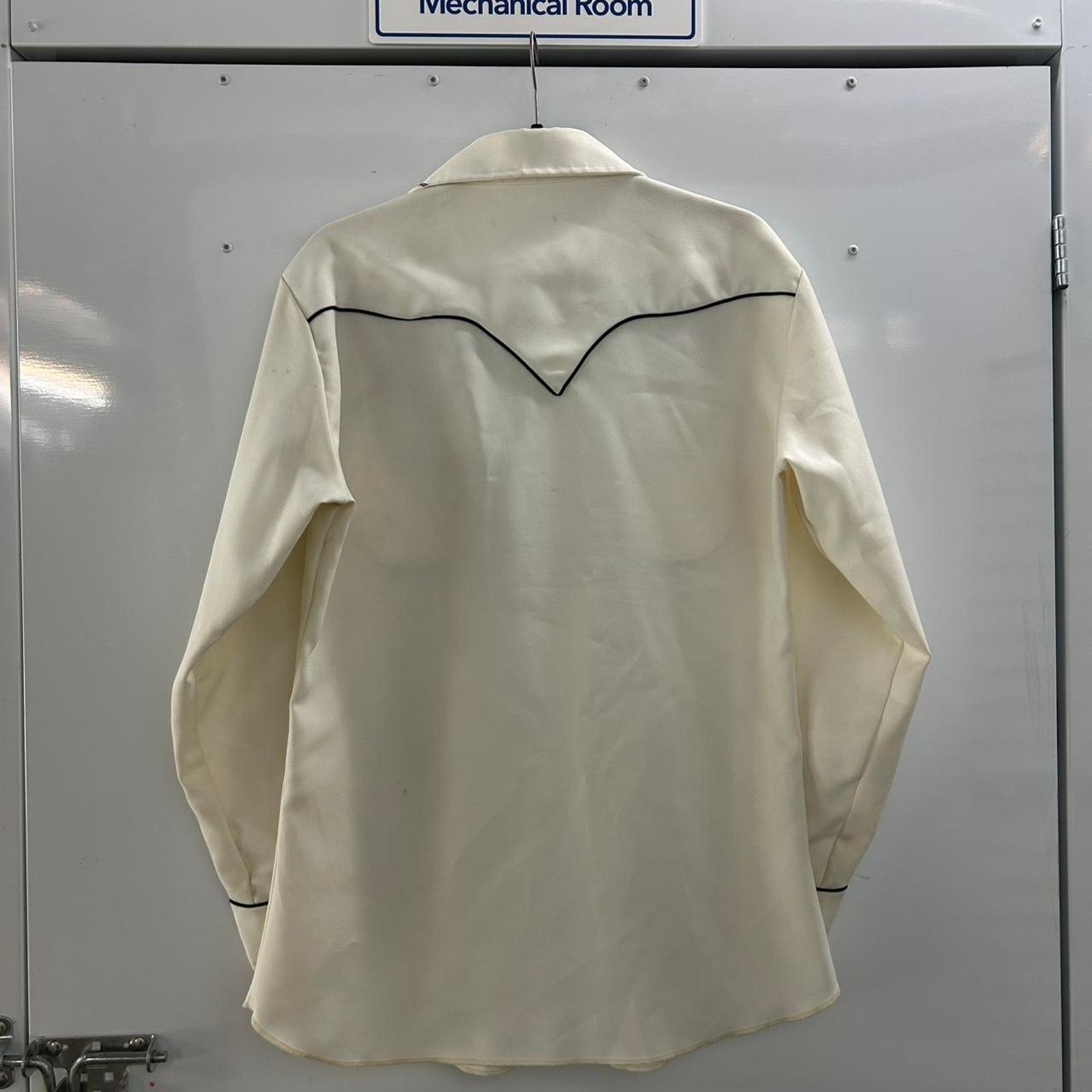 Other VTG 70s H Bar C western embroidery pearl snap shirt Size US L / EU 52-54 / 3 - 6 Thumbnail