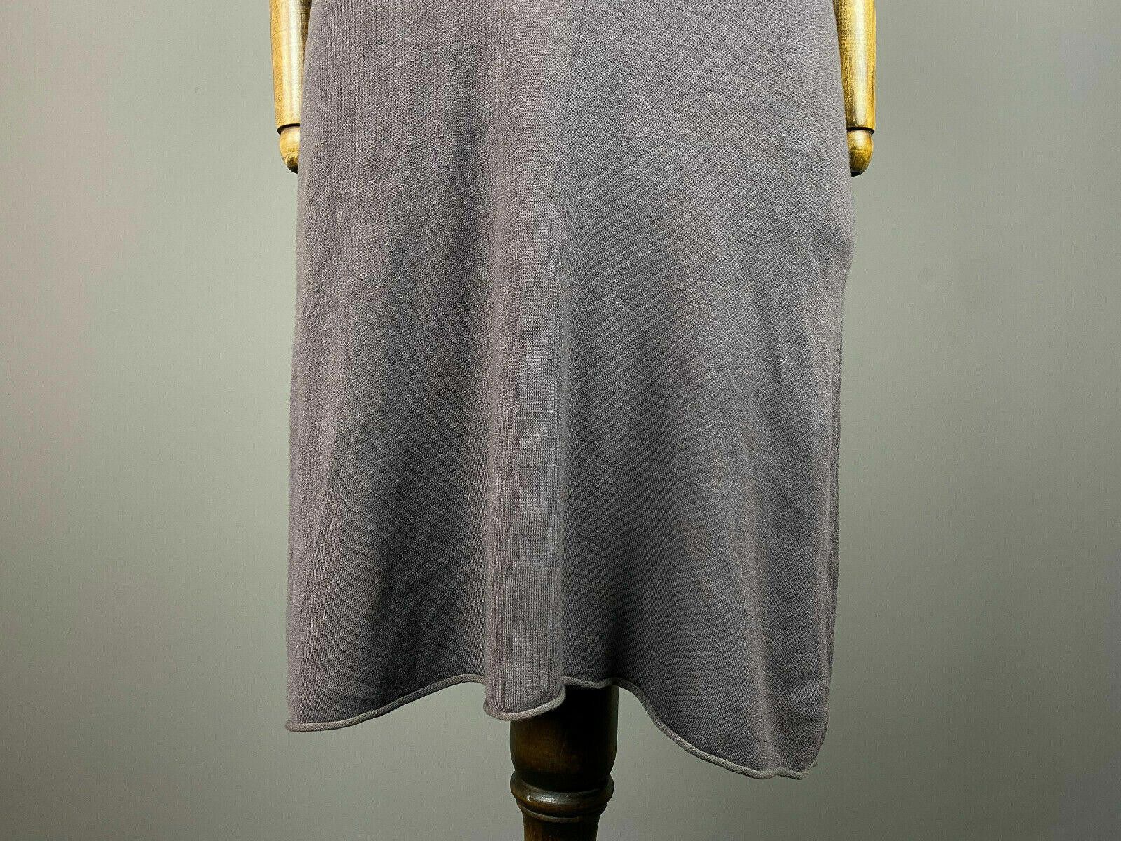 Kokaine Ladies Kookai Grey V-Neck Knee Leght A-Line Dress Size 0 Size XS / US 0-2 / IT 36-38 - 3 Thumbnail