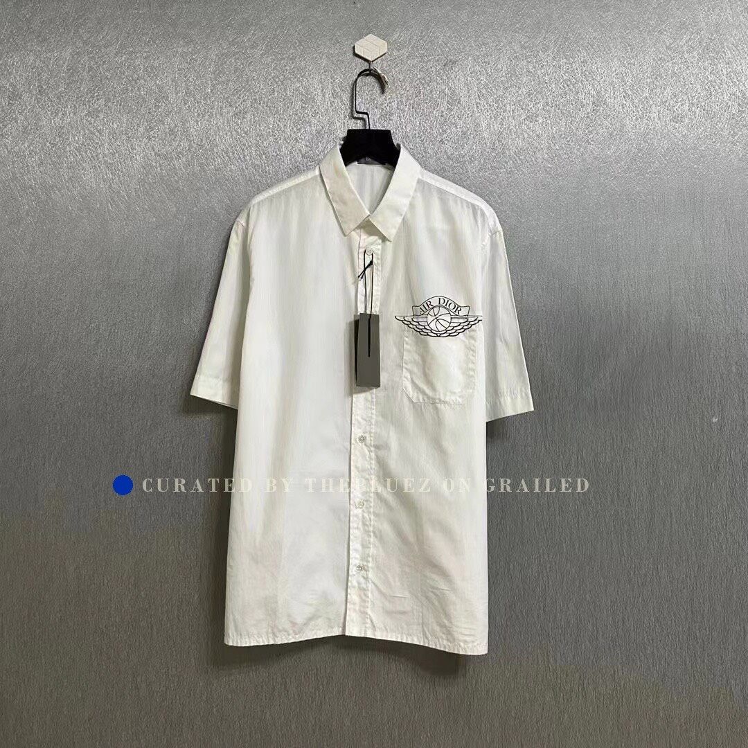 Dior Dior x AJ Short-Sleeve Shirt Size 39 Size US M / EU 48-50 / 2 - 1 Thumbnail