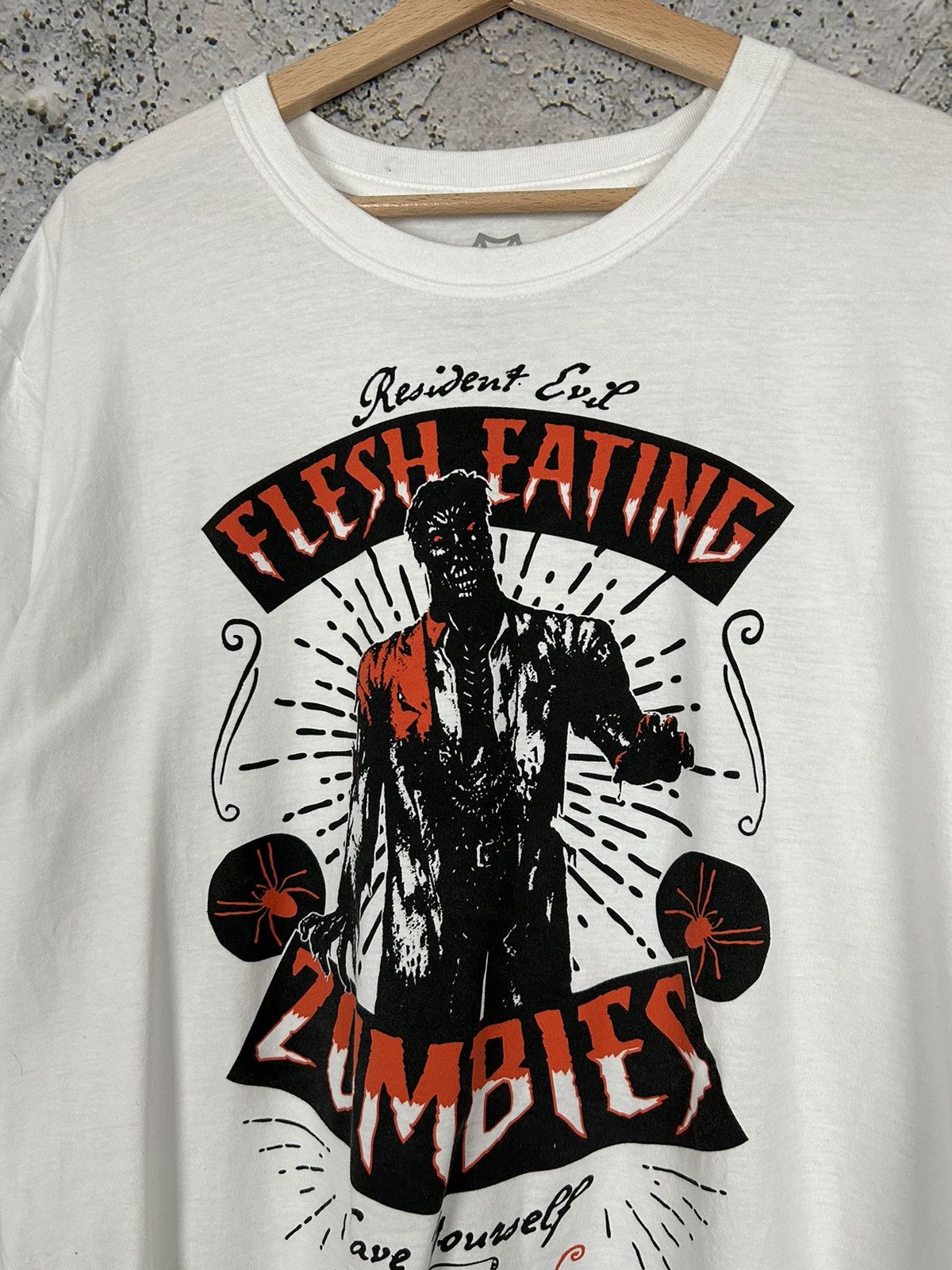 Playstation Resident Evil Capcom Game Promo Graphic Tee Zombie Horror Size US XL / EU 56 / 4 - 3 Thumbnail