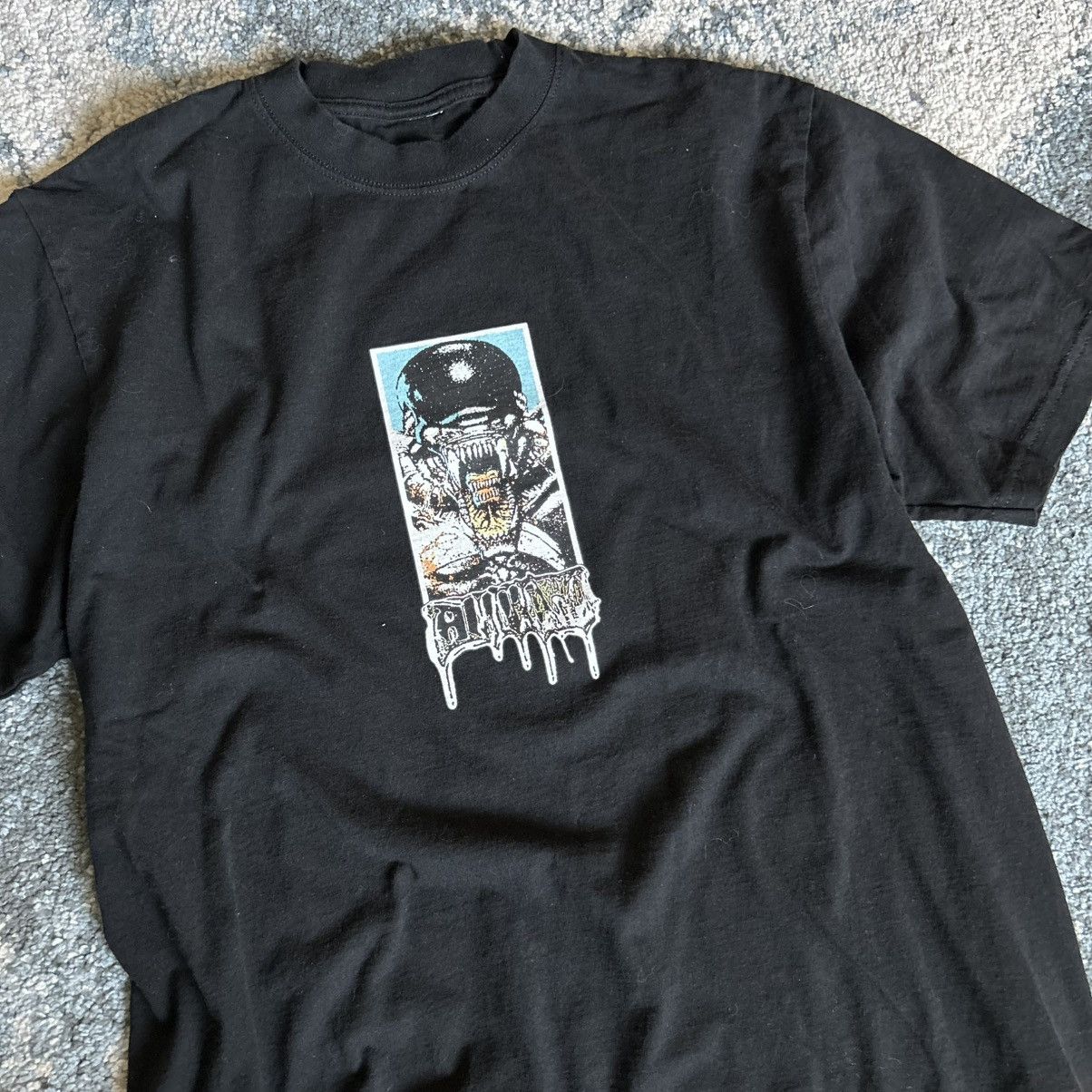Burma BLACK XENO TEE XENOMORPH ALiEN CYBERPUNK SCi-Fi HORROR METAL Size US L / EU 52-54 / 3 - 2 Thumbnail