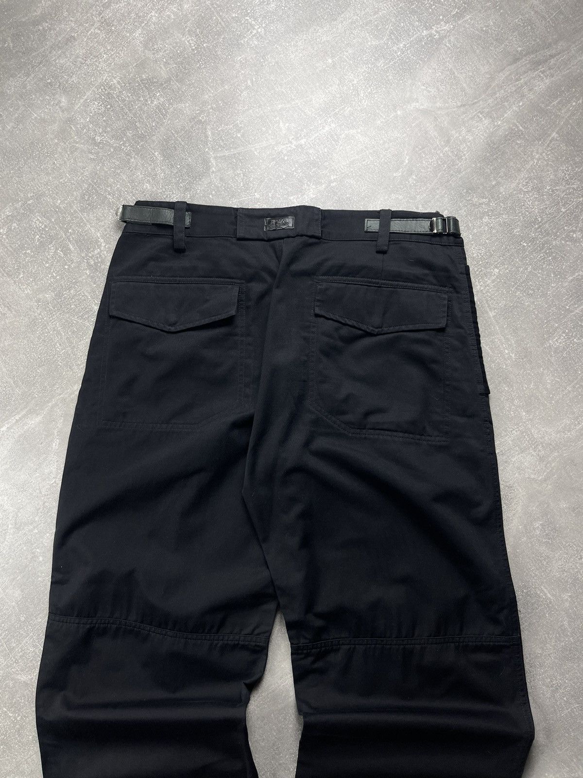 Emporio Armani Emporio Armani Technical Cargo Pants Black Size 50 Size US 34 / EU 50 - 2 Thumbnail