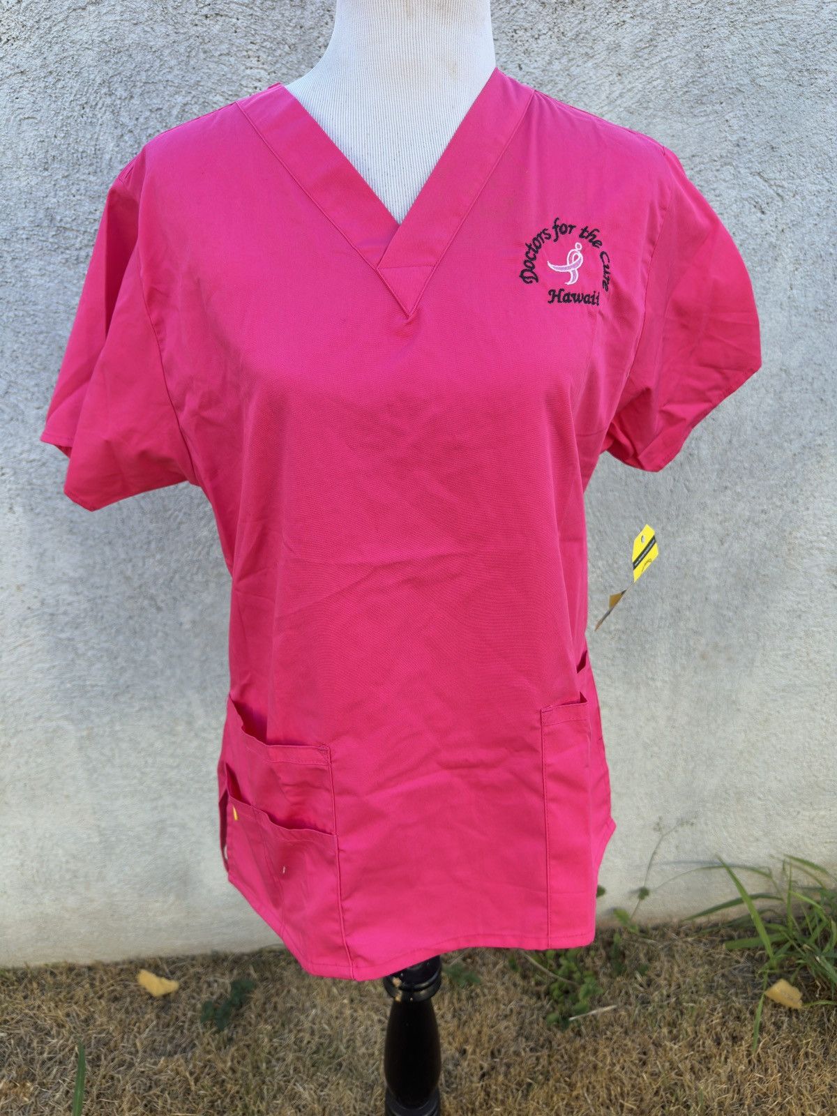 Other NWT WonderWink Medium Womens Scrub Top Pink Classic Fit Size M / US 6-8 / IT 42-44 - 1 Thumbnail