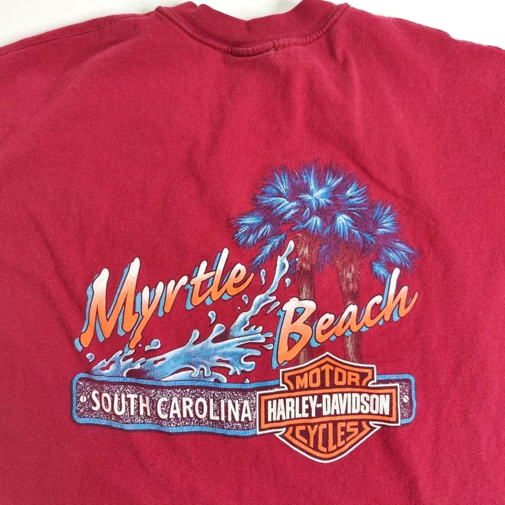 Harley Davidson VINTAGE Harley-Davidson Myrtle Beach Shirt Red Eagle Born Free L Shirt Mens Red Eagle Born Free Myrtle Beach Shirt Harley-Davidson L Shirt Mens Size US L / EU 52-54 / 3 - 5 Thumbnail