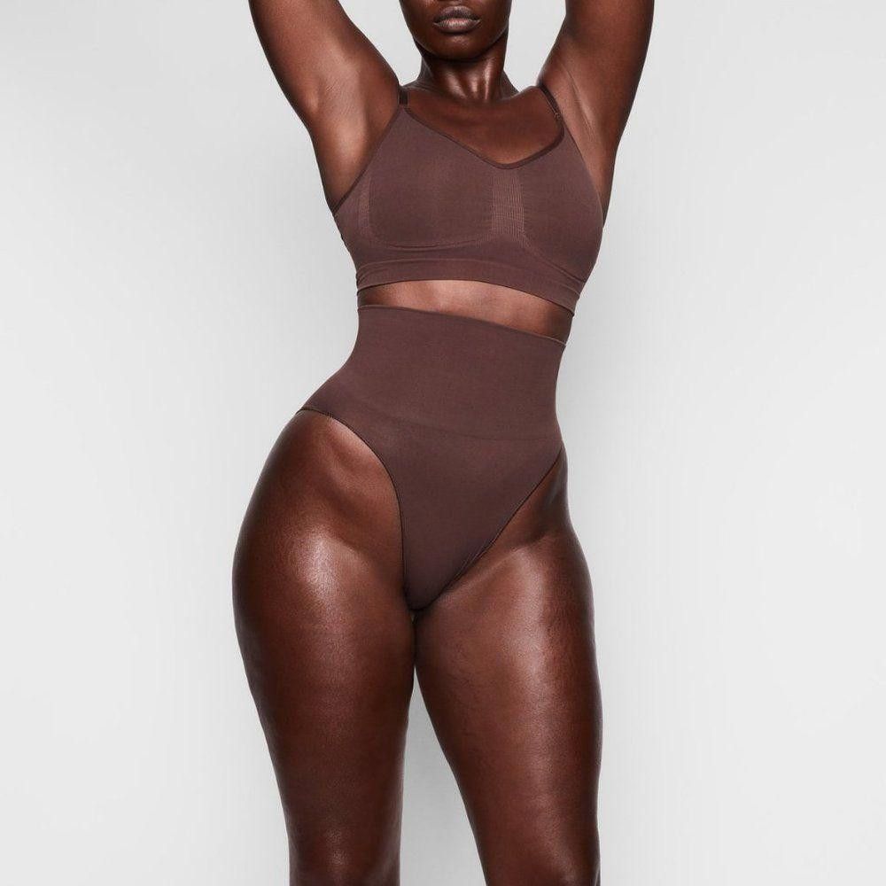 Designer Ct1306a Skims Core Control Brief Color Cocoa Xxs/Xs NWOT Size ONE SIZE - 2 Thumbnail