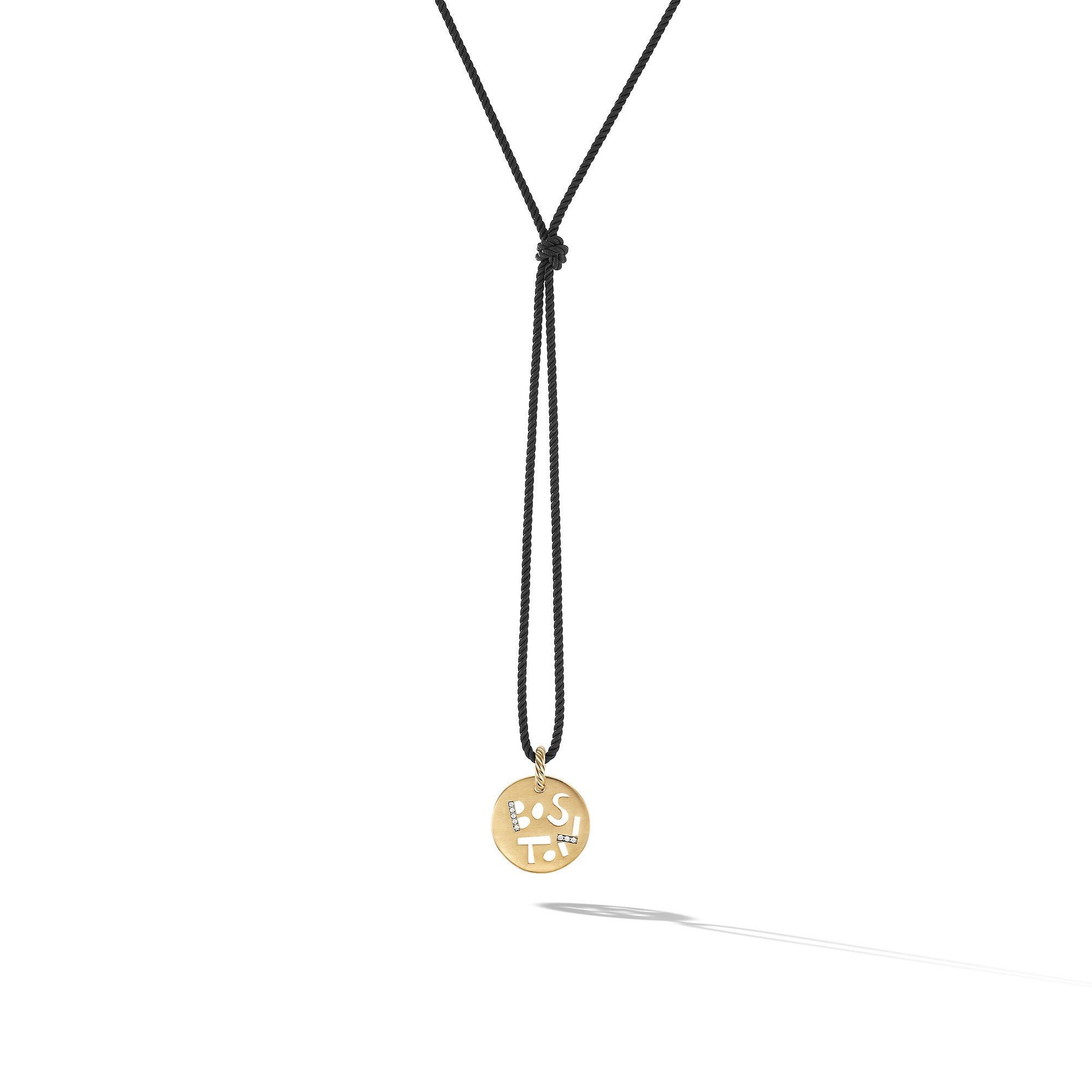 David Yurman o1w1db10525 N17508D Necklace in 18K Yellow Gold with Diamond Size ONE SIZE - 1 Thumbnail
