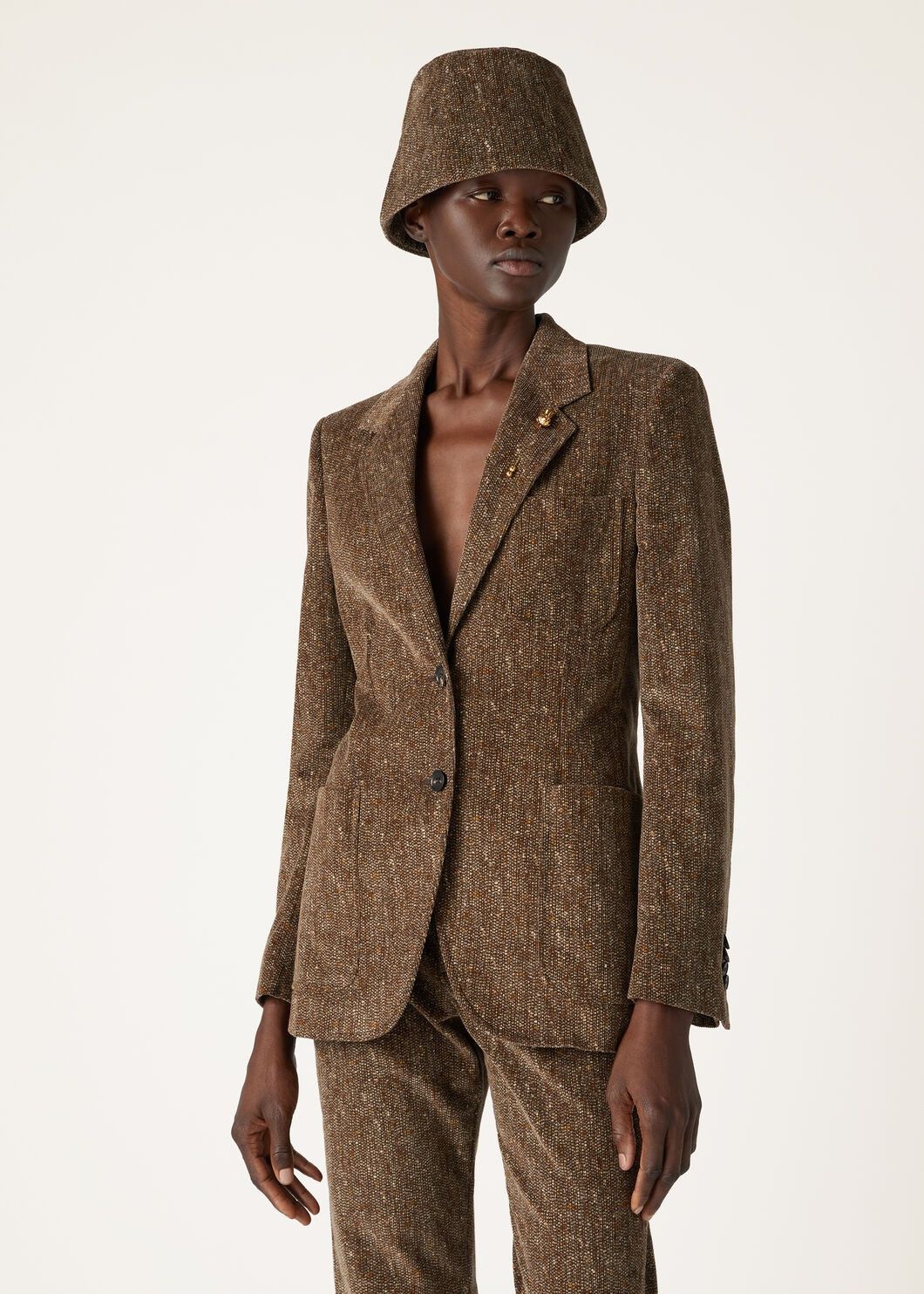 Loro Piana o1srvl11e0825 FAO5127 Eleanor Jacket in Brown Size M / US 6-8 / IT 42-44 - 4 Thumbnail