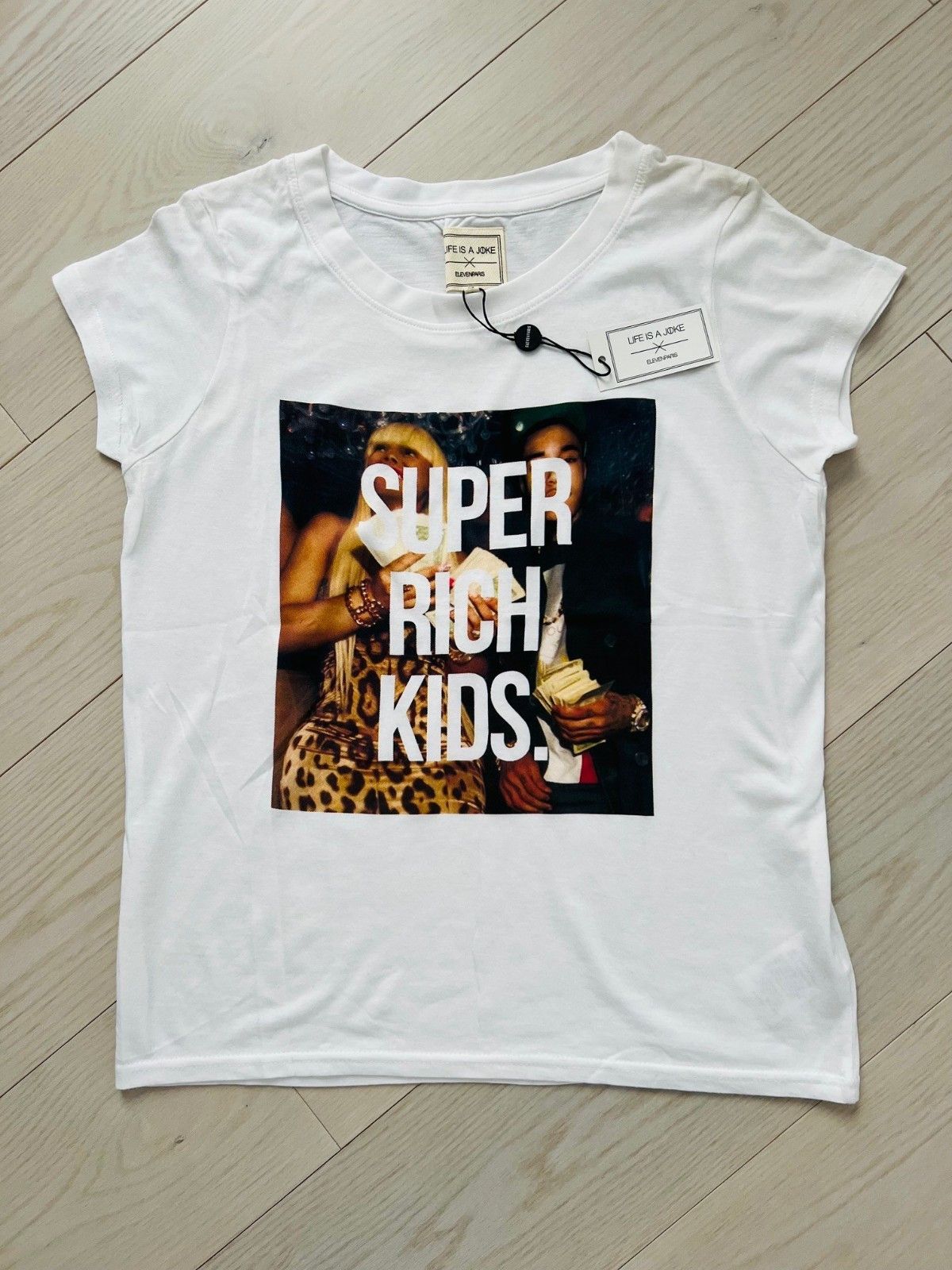 Eleven Paris ELEVENPARIS LIFE IS A JOKE HURICH Tee SUPER RICH KIDS XS Size XS / US 0-2 / IT 36-38 - 4 Thumbnail