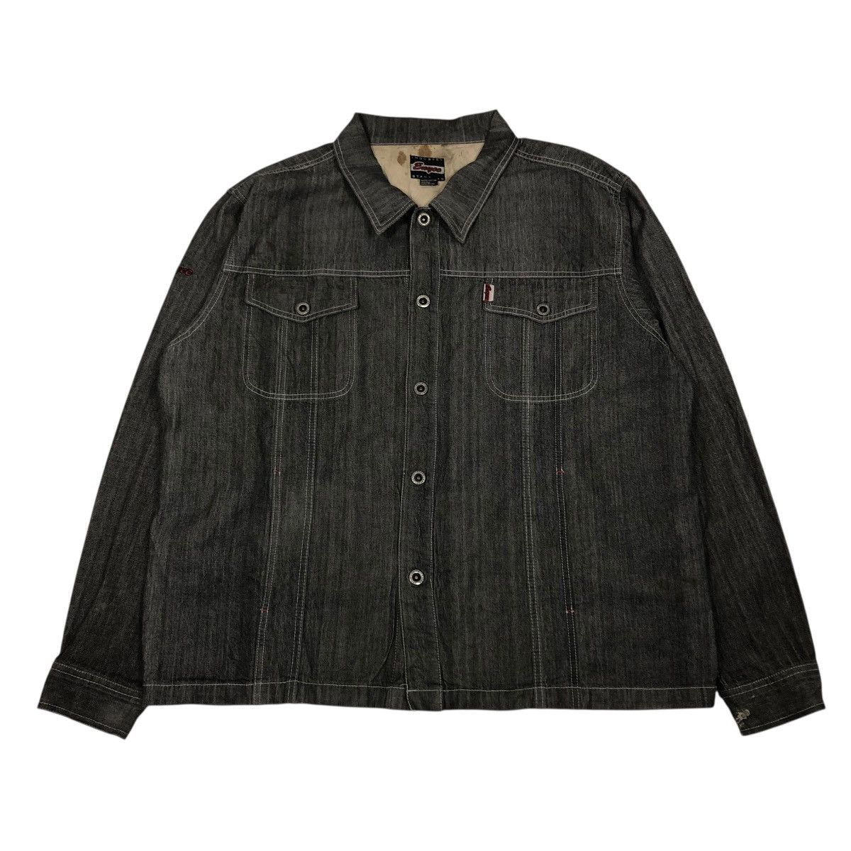 Vintage 🔥VINTAGE DENIM CHORE WORK JACKET ENYCEE ISSEY MIYAKE Size US XXL / EU 58 / 5 - 1 Thumbnail