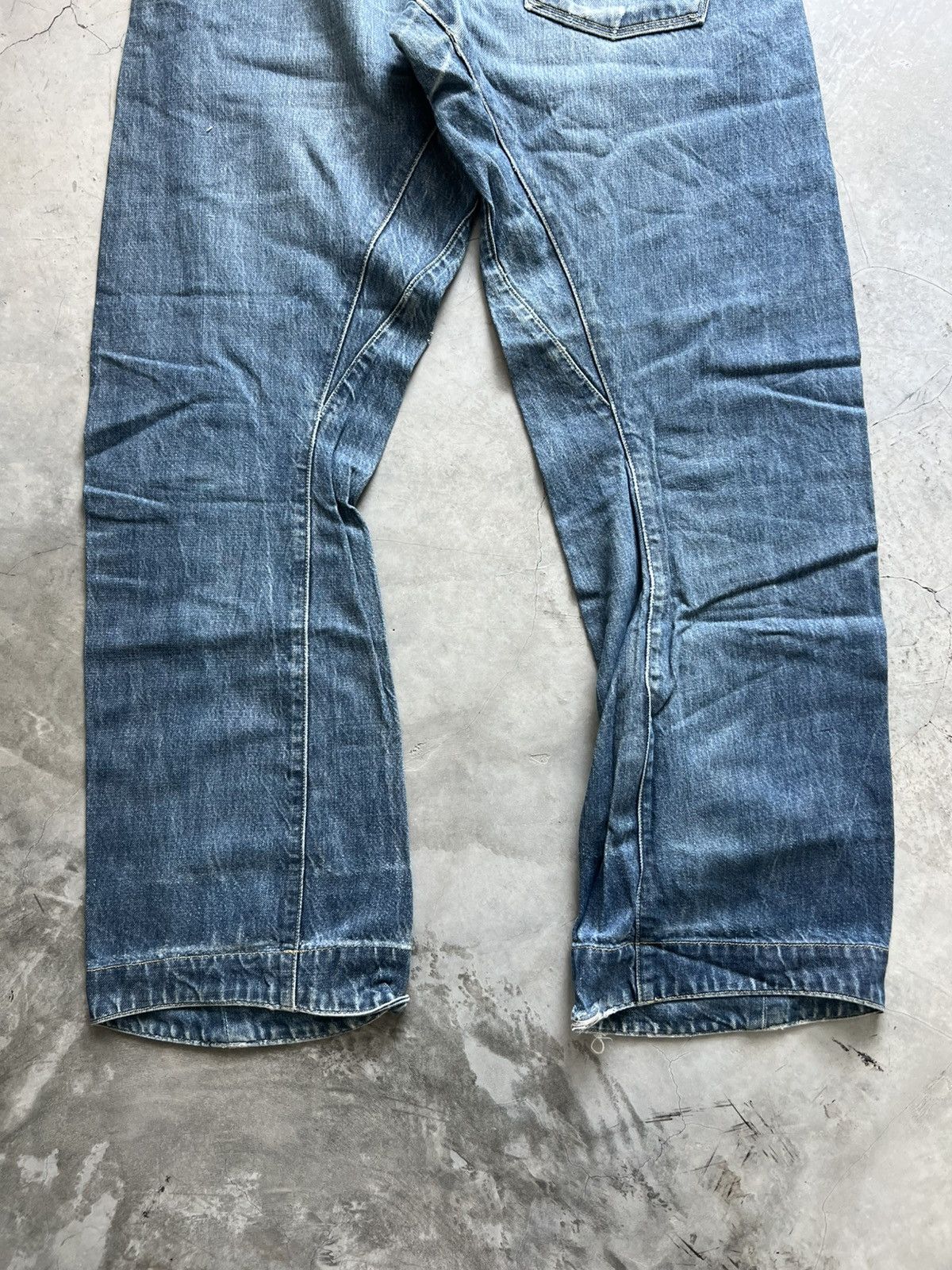 Levi's Levis Engineered Jeans Buckle Back Tag W33 Actual 34x33.5 Size US 33 - 6 Thumbnail