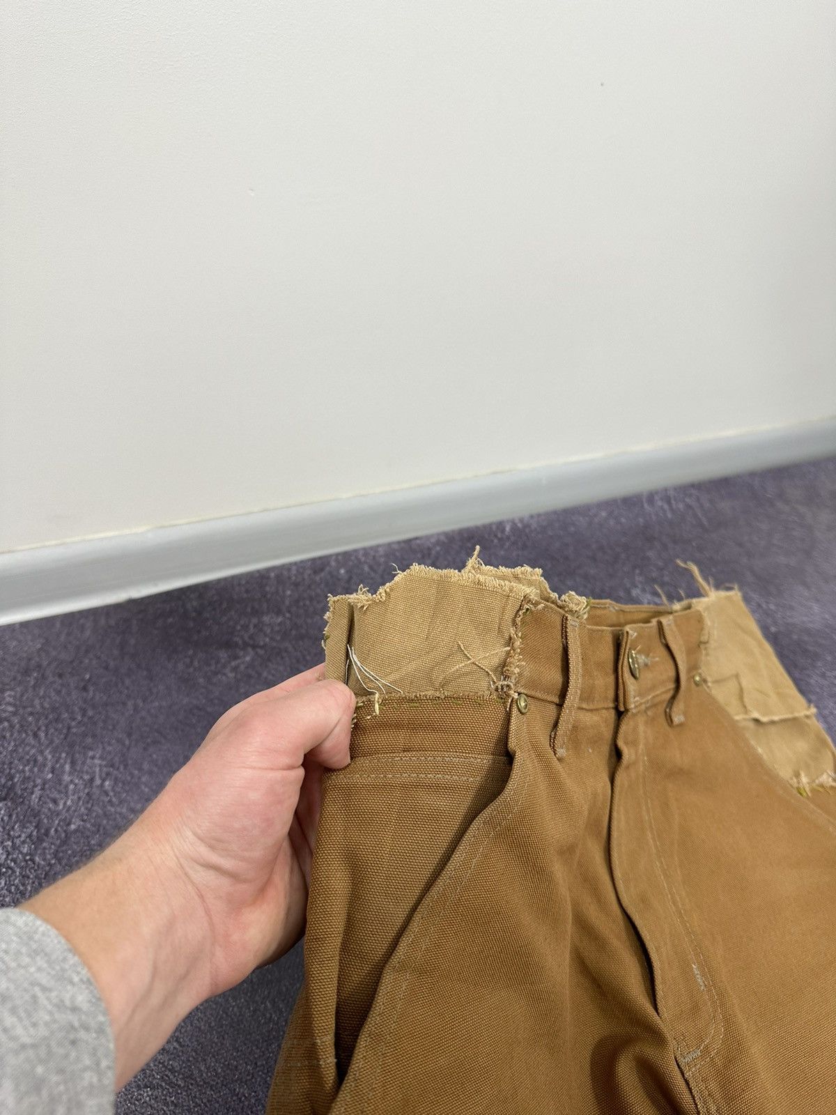 Carhartt Vintage 90s Carhartt Double Knee USA Distressed Work Pants Size US 30 / EU 46 - 7 Thumbnail