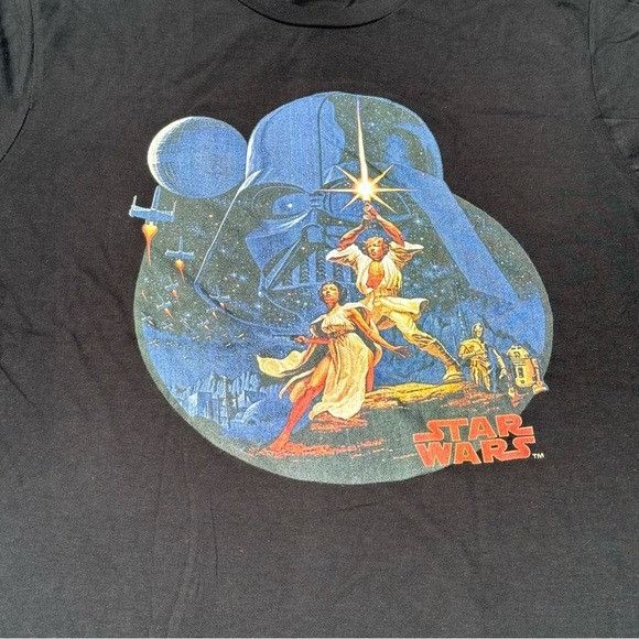 Star Wars New Star Wars Stellar Vintage Extra Soft T-Shirt Large L Size US L / EU 52-54 / 3 - 3 Thumbnail